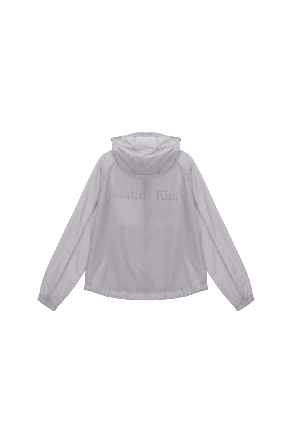 Matin Kim - Light Hoody Windbreaker (Light Grey) product image 2 | TRAB K-Fashion Australia