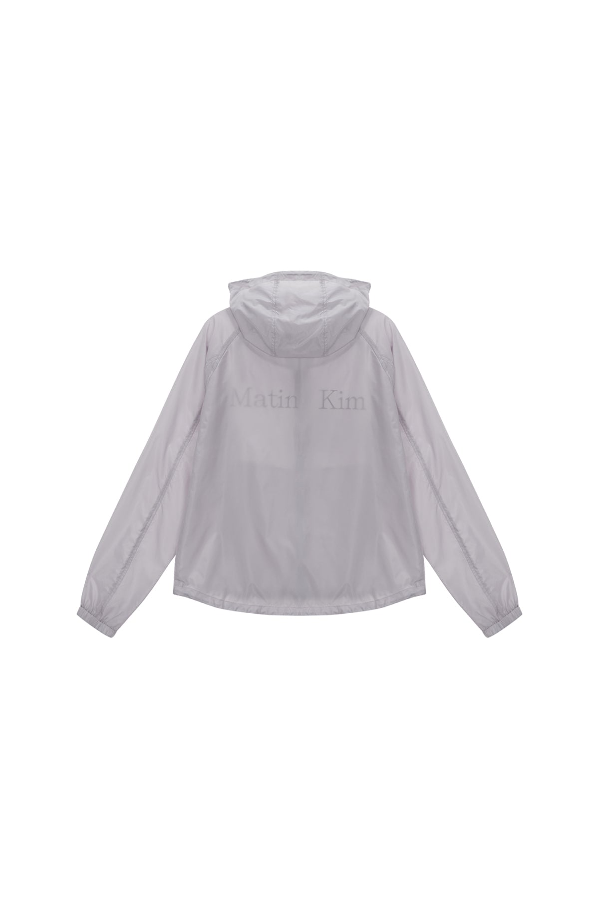 Matin Kim - Light Hoody Windbreaker (Light Grey) product image 2 | TRAB K-Fashion Australia