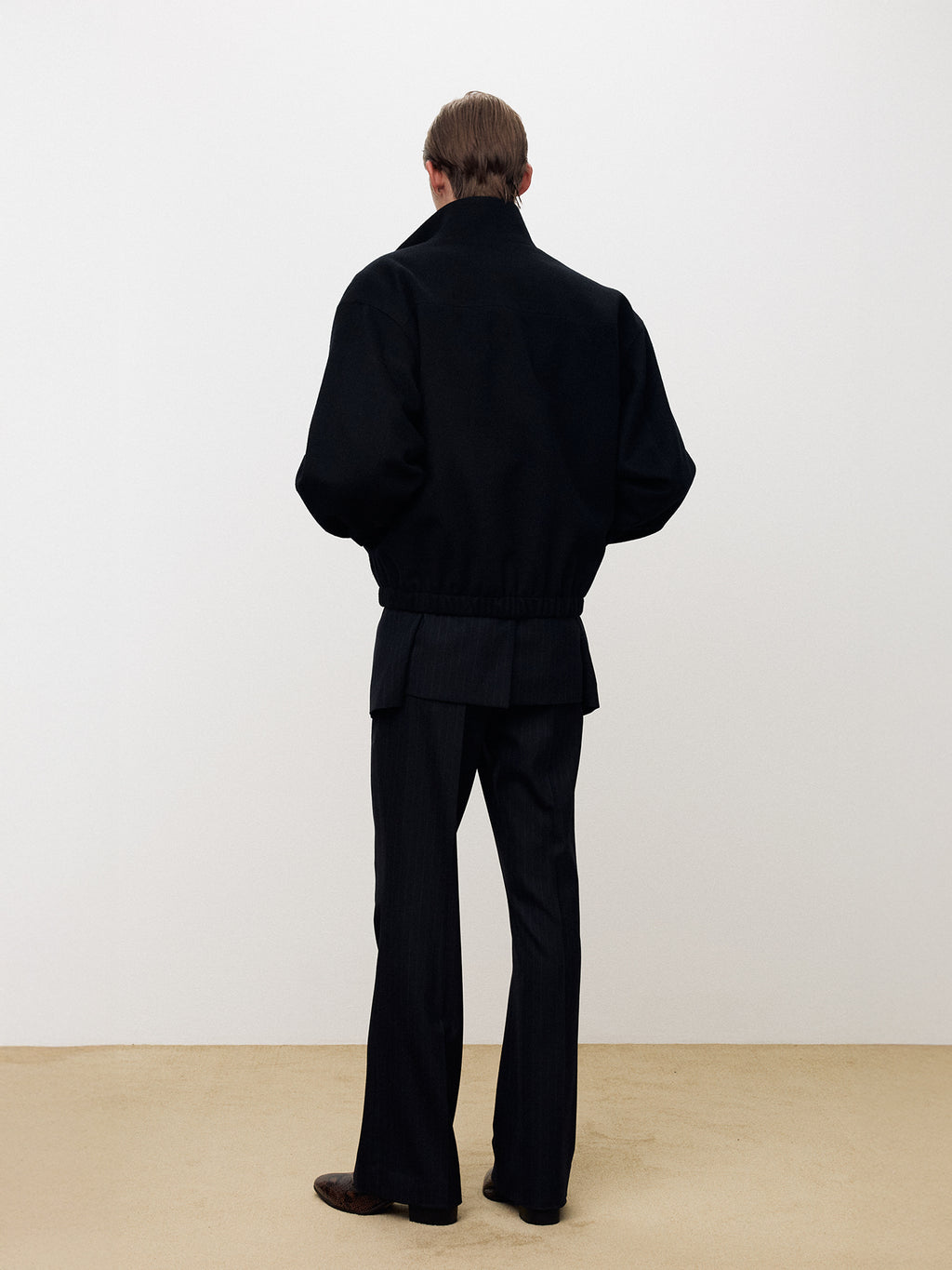 Tonywack - Wool And Cashmere Utility Blouson (Navy) product image 7 | TRAB K-Fashion Australia