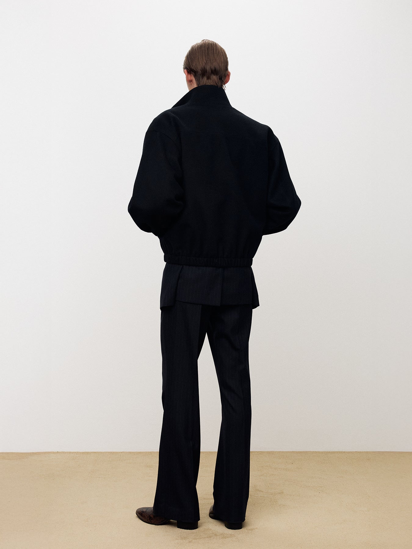 Tonywack - Wool And Cashmere Utility Blouson (Navy) product image 7 | TRAB K-Fashion Australia