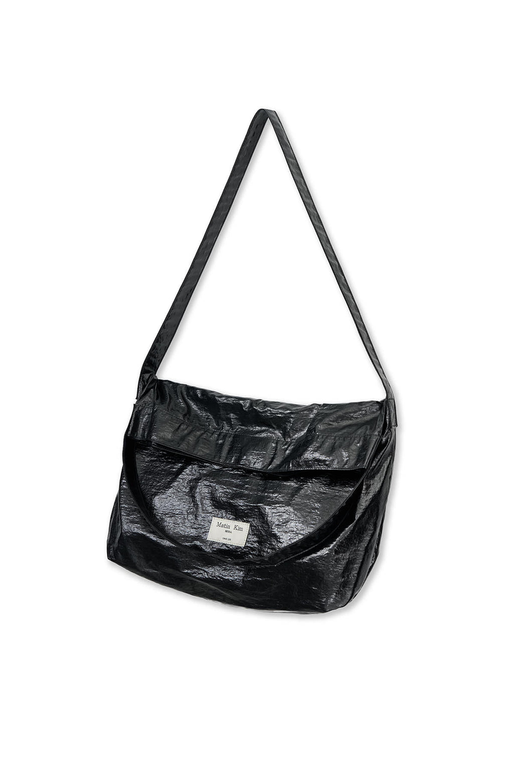 Matin Kim - Glossy Light Two Way Bag (Black) product image 3 | TRAB K-Fashion Australia