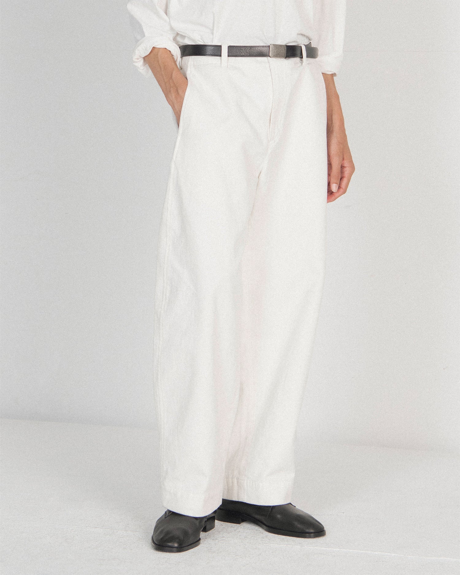 Brownyard - Washed Field Pants (Ecru) product image 2 | TRAB K-Fashion Australia