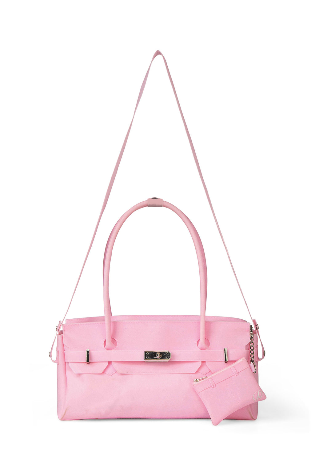 Deinet - [free Card Wallet] Jelly Two-Way Bag (Pink) product image 5 | TRAB K-Fashion Australia