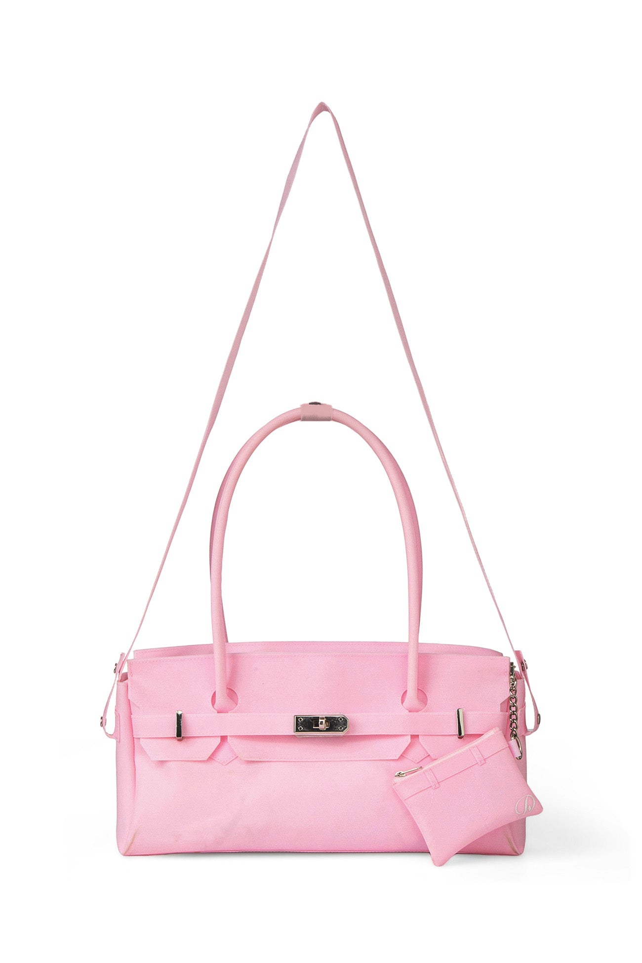 Deinet - [free Card Wallet] Jelly Two-Way Bag (Pink) product image 5 | TRAB K-Fashion Australia