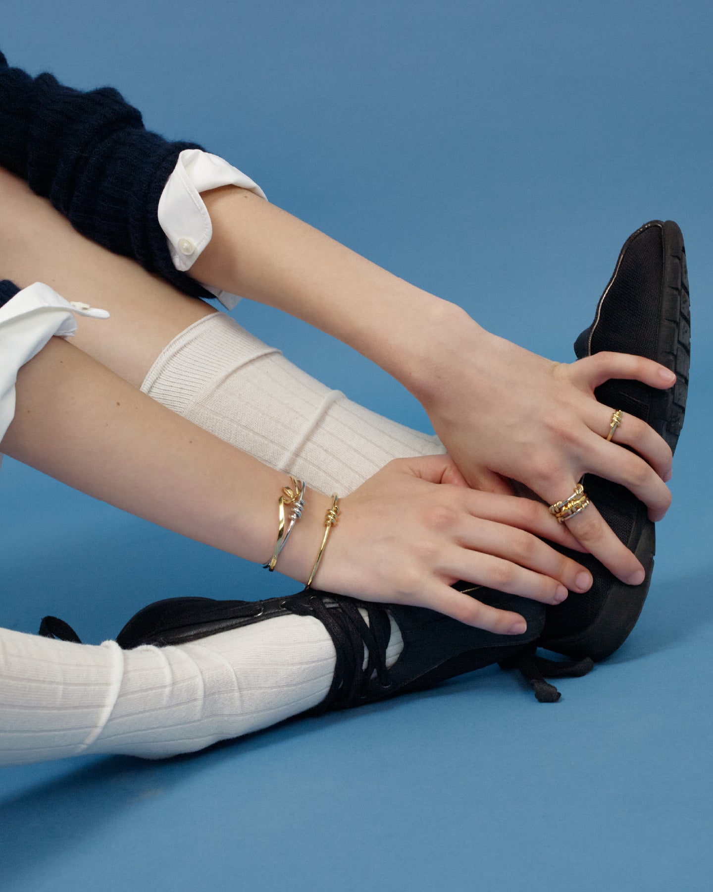Numbering - Wrapped Coil Cuff Bracelet #6903 product image 2 | TRAB K-Fashion Australia