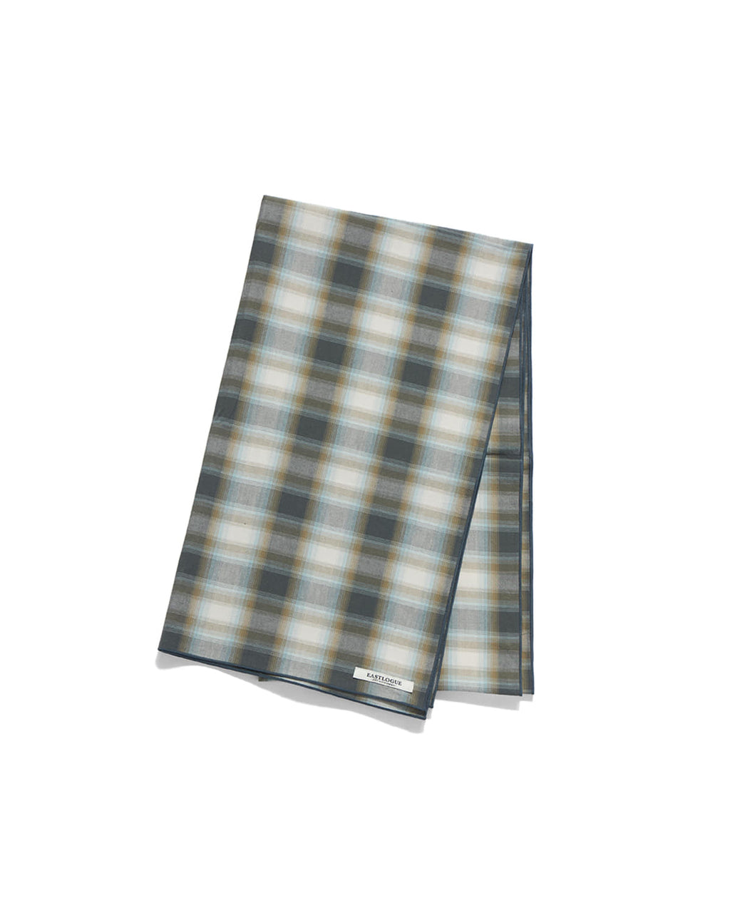 Eastlogue - Pattern Scarf (Beige & Blue Check) product image 5 | TRAB K-Fashion Australia