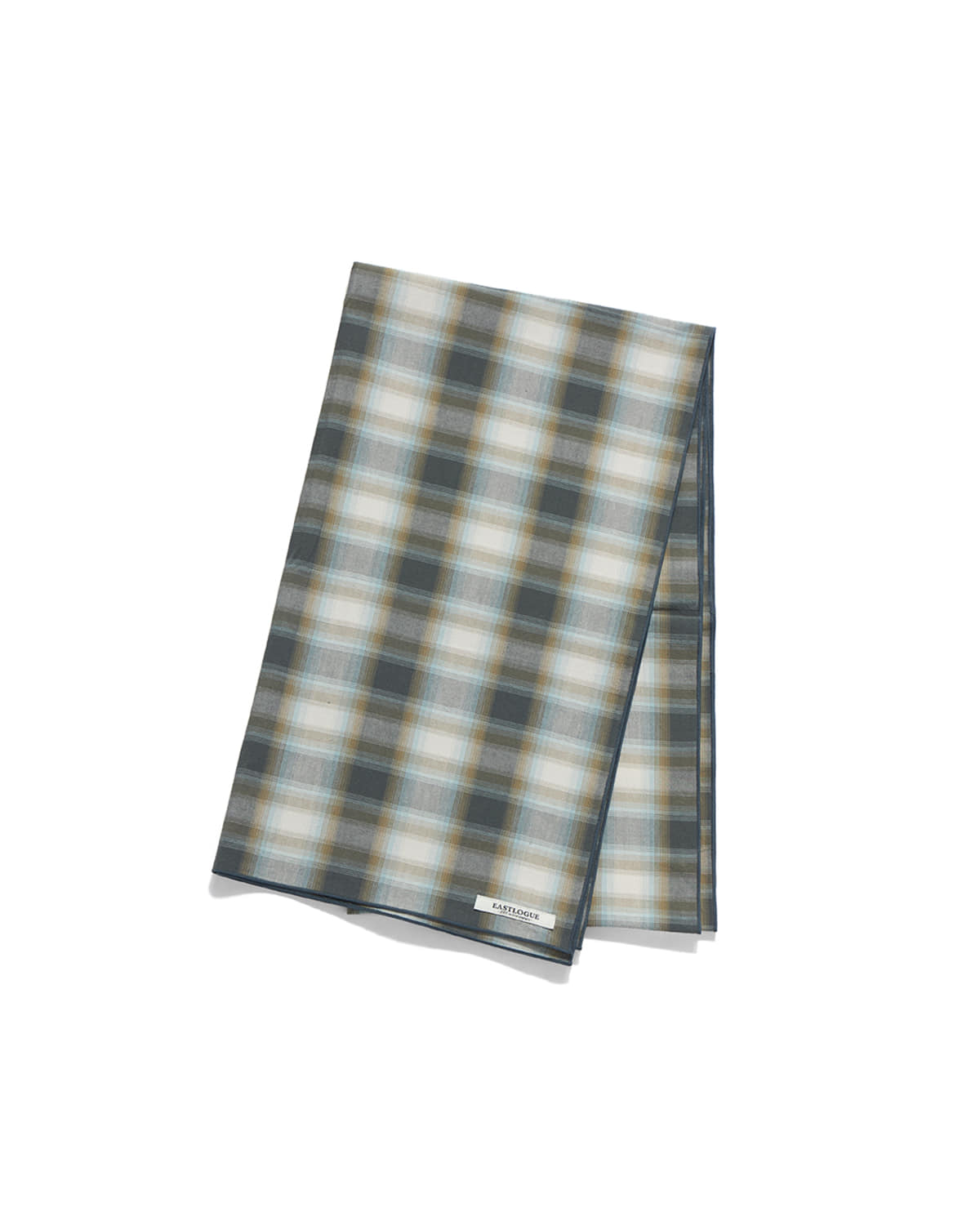 Eastlogue - Pattern Scarf (Beige & Blue Check) product image 5 | TRAB K-Fashion Australia