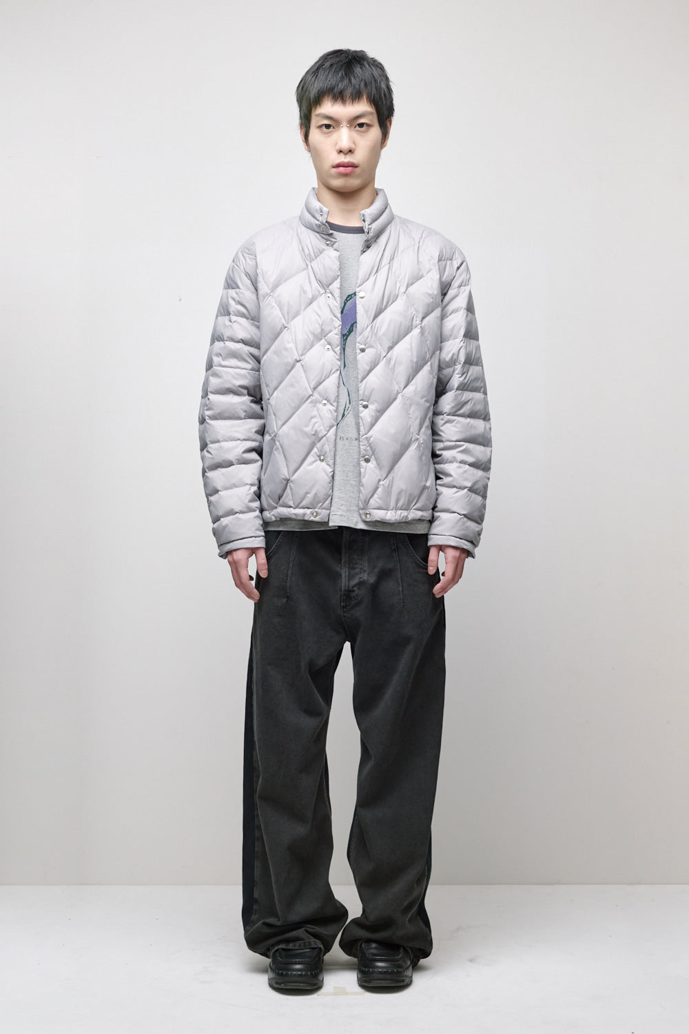 Hatchingroom - Paral Goose Down Puffer Jacket Light (Grey) product image 12 | TRAB K-Fashion Australia