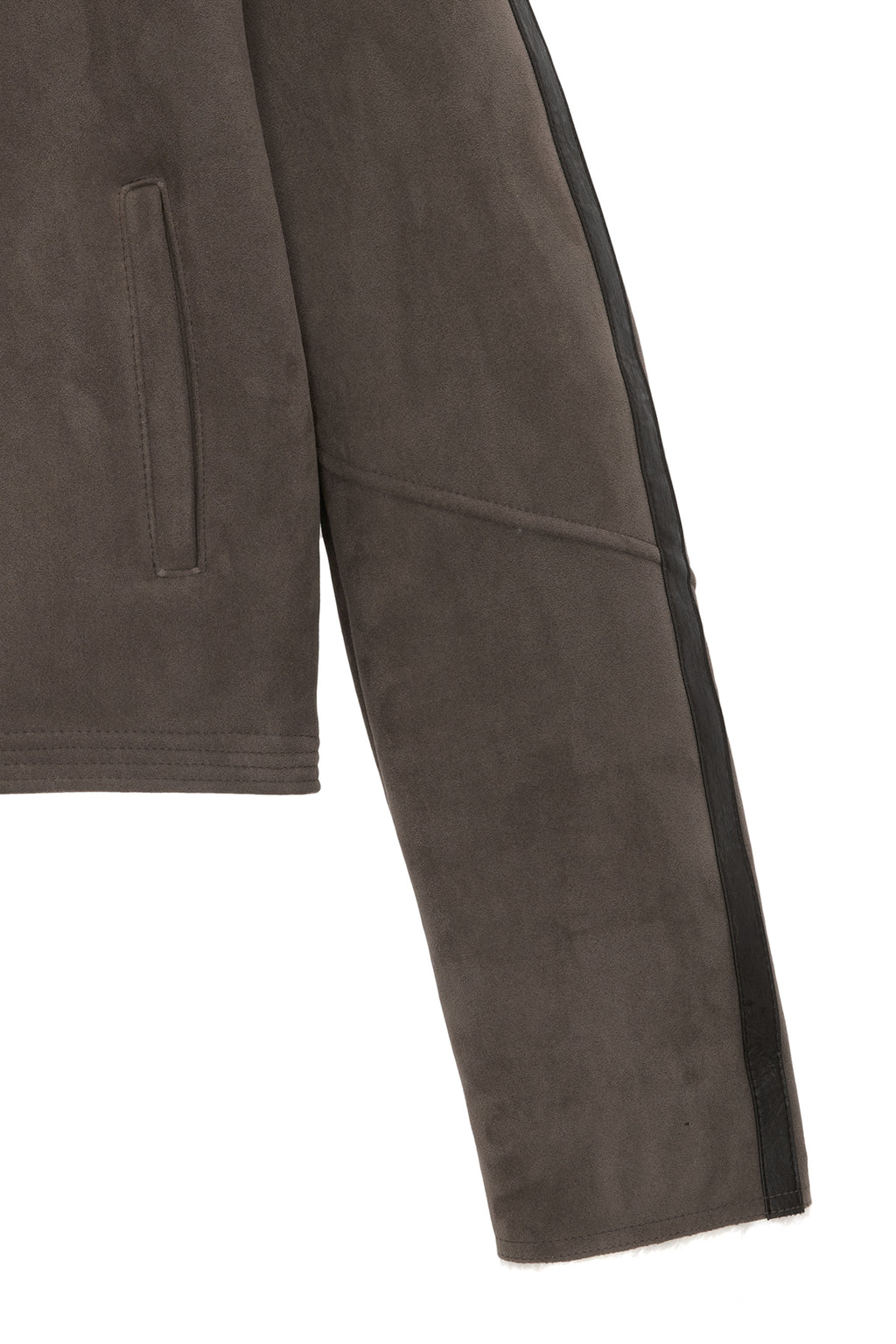 Matin Kim - Suede Racing Mustang Jumper (Brown) product image 4 | TRAB K-Fashion Australia