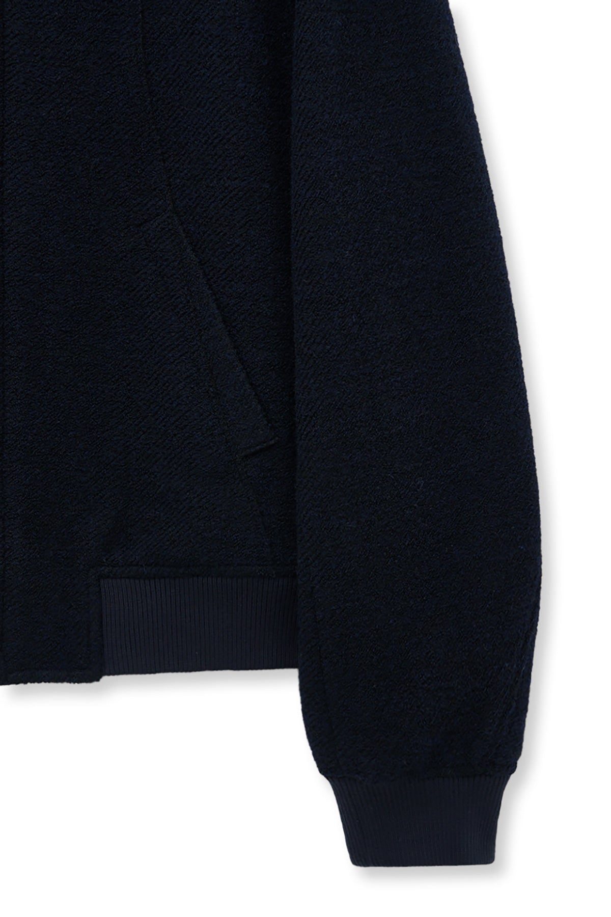 Matin Kim - Curved Point Wool Jumper (Navy) product image 5 | TRAB K-Fashion Australia