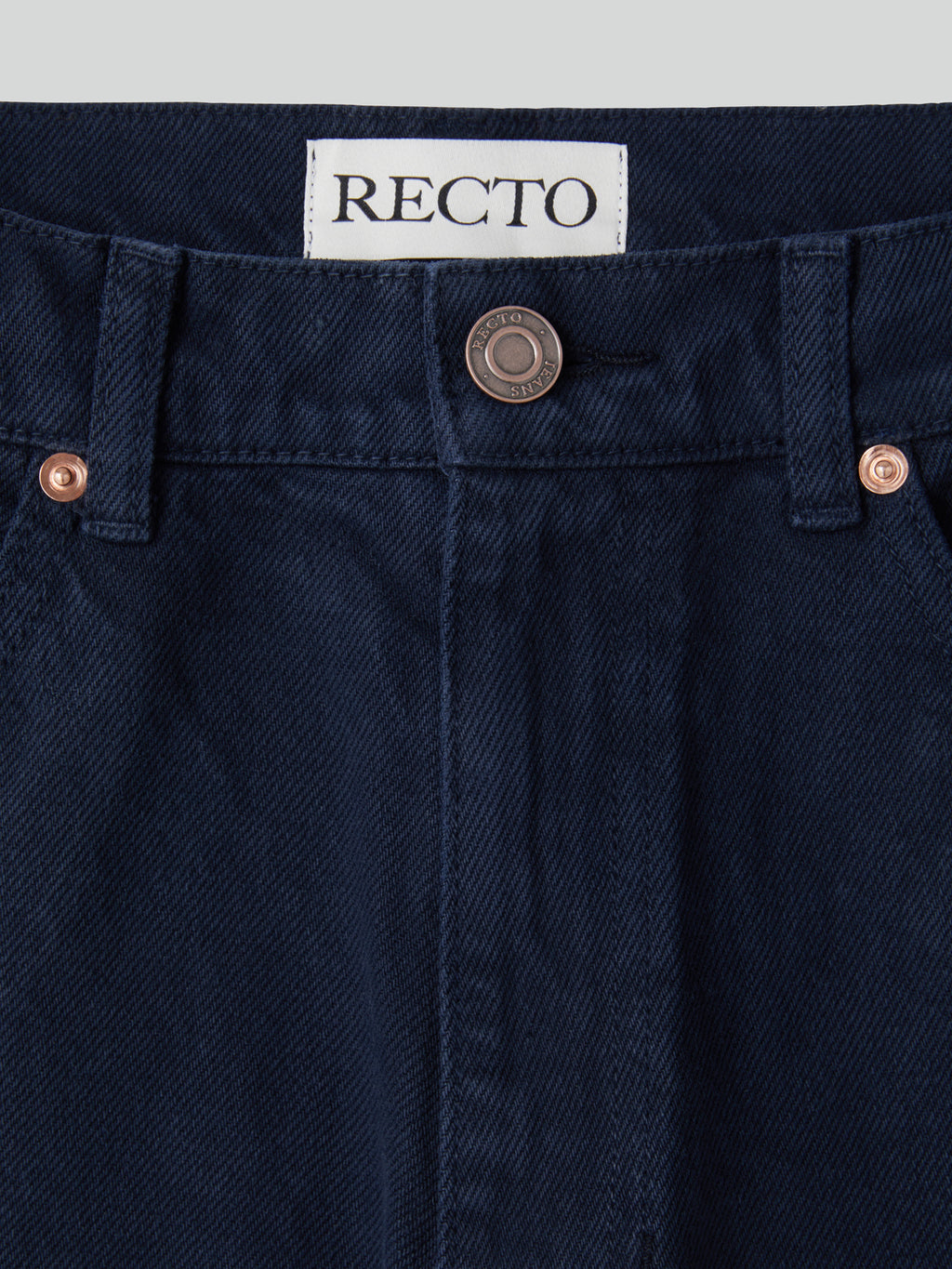 Recto - Regular Fit Denim Pants (Indigo Navy) product image 6 | TRAB K-Fashion Australia