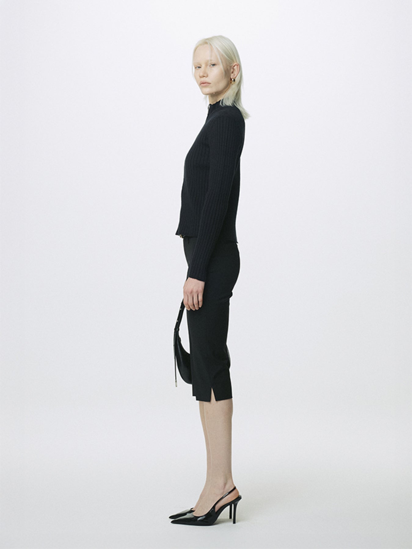 Tonywack - Cotton Ribbed Full Zip-Up (Black) product image 2 | TRAB K-Fashion Australia