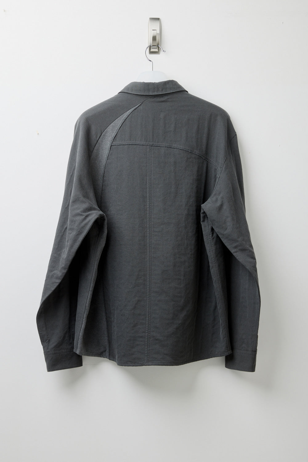 Hatchingroom - Curved Shirt (Dyed Charcoal) product image 2 | TRAB K-Fashion Australia