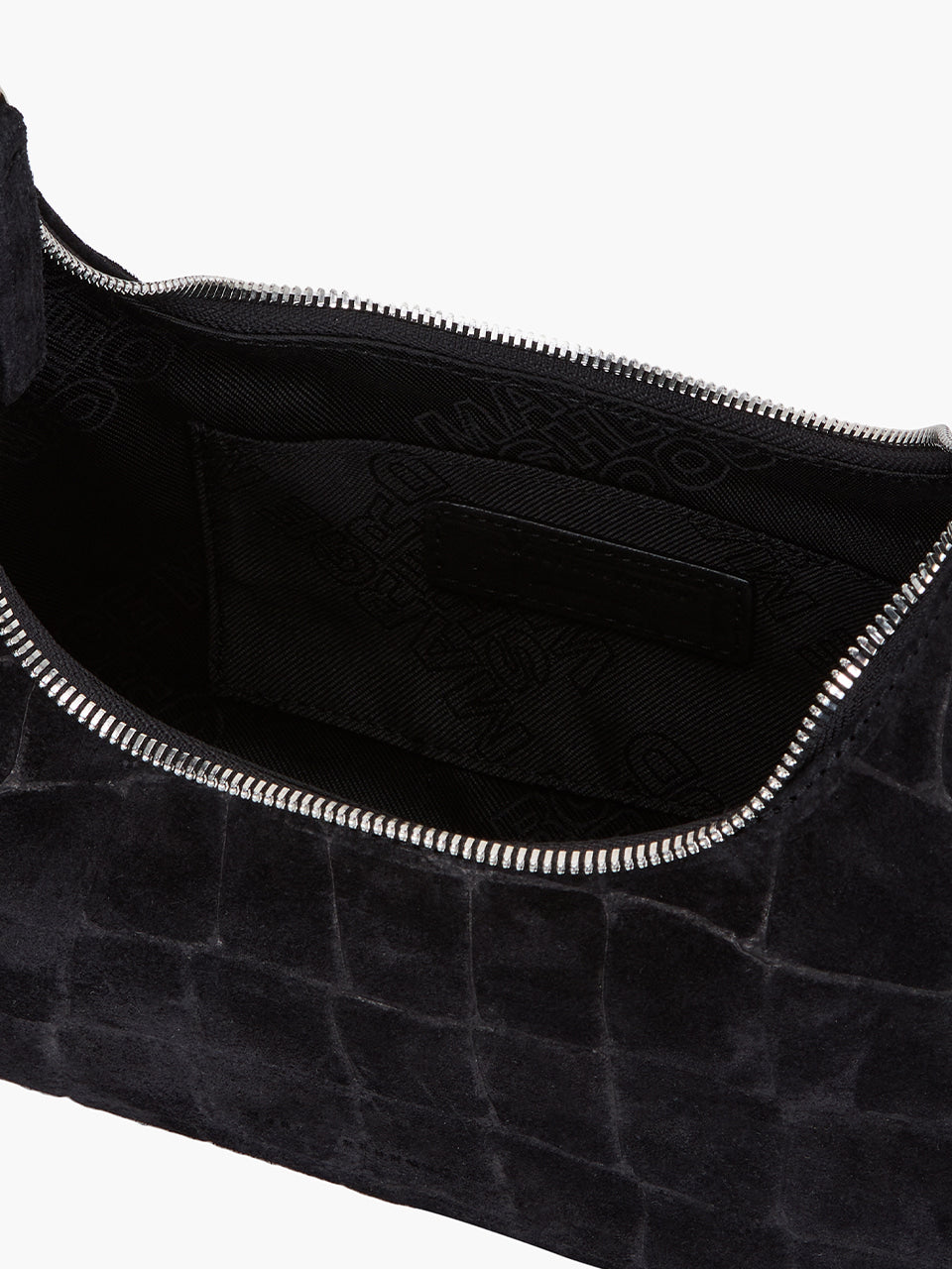 Marge Sherwood - Hobo Shoulder (Black Croc-Effect Suede) product image 6 | TRAB K-Fashion Australia