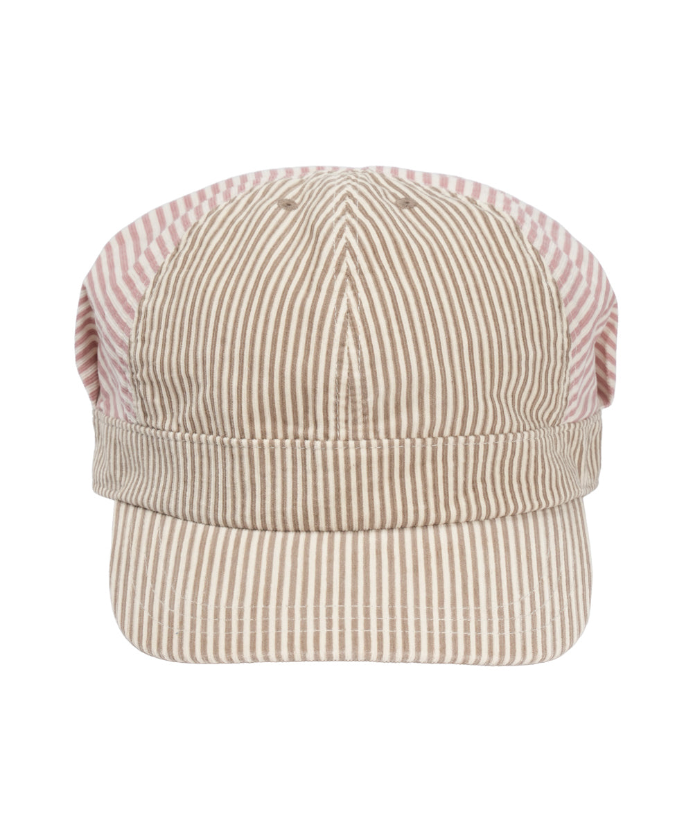 Coyseio - Striped Pintuck Puff Cap (Pink) product image 16 | TRAB K-Fashion Australia
