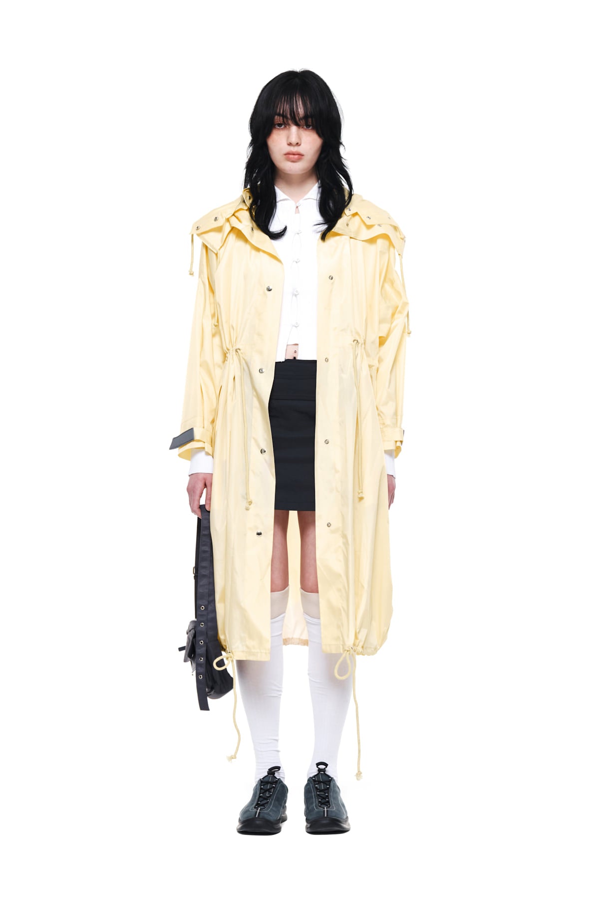 Matin Kim - City Breeze Maxi Windbreaker (Beige) product image 5 | TRAB K-Fashion Australia