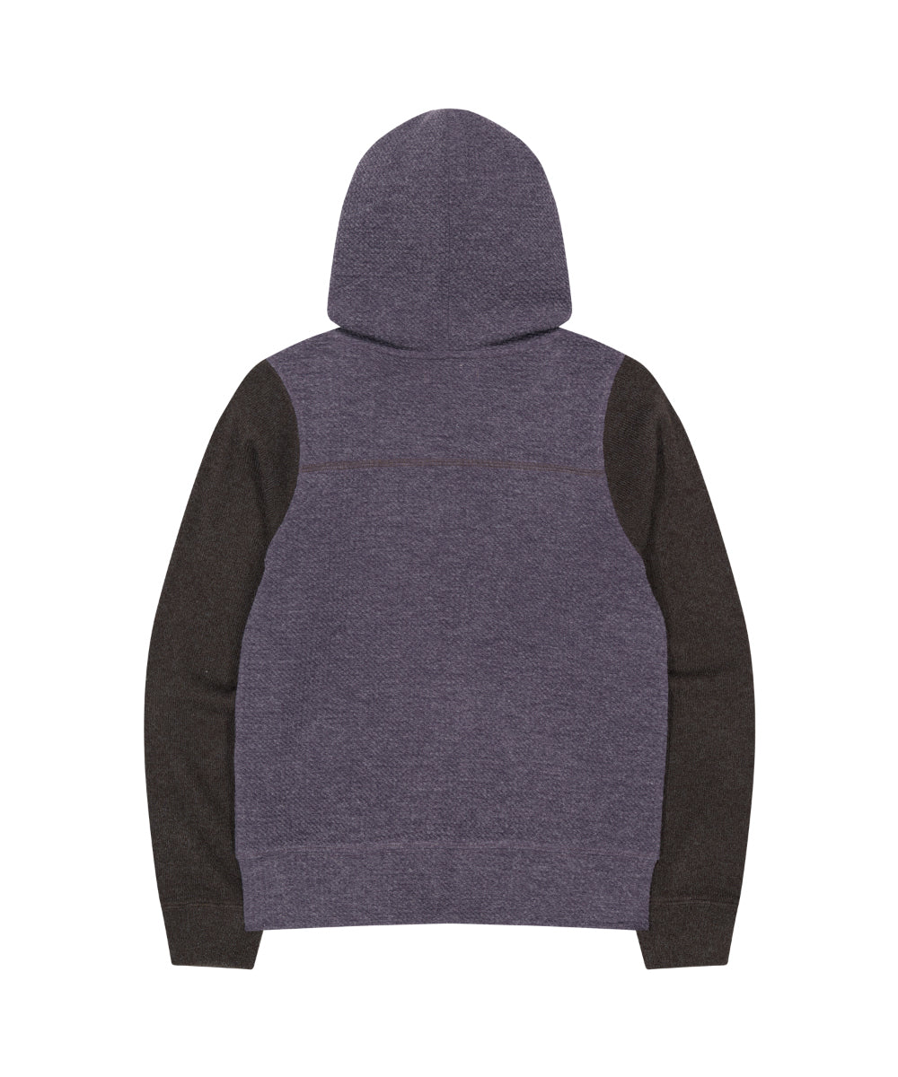 Coyseio - Button Pocket Zip-Up Hoodie (Purple) product image 11 | TRAB K-Fashion Australia