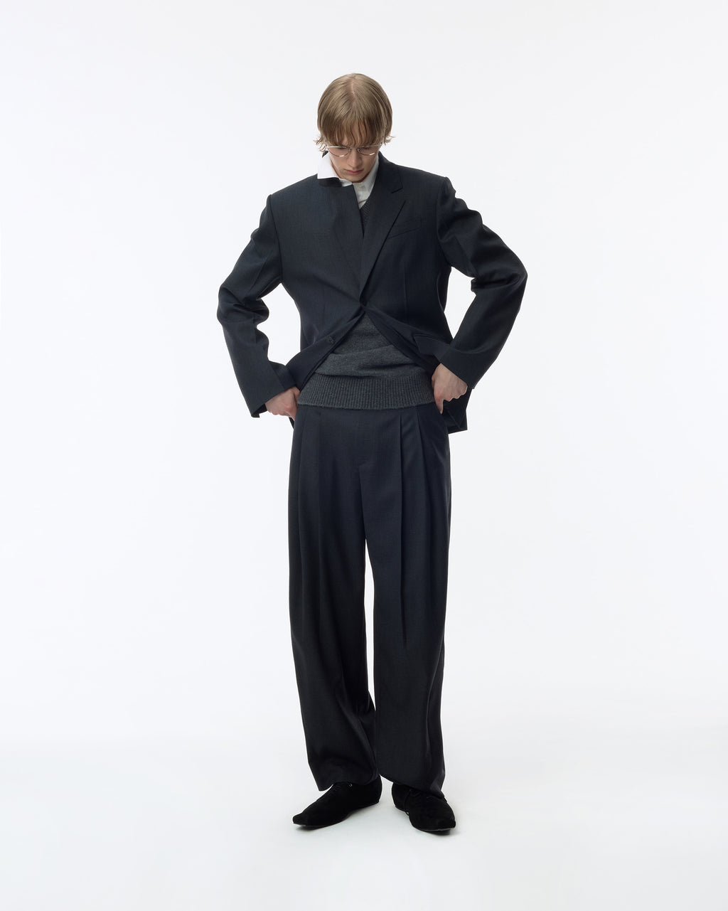 Ader Error - Sig; BK Tag slacks 02 (Grey) product image 10 | TRAB K-Fashion Australia