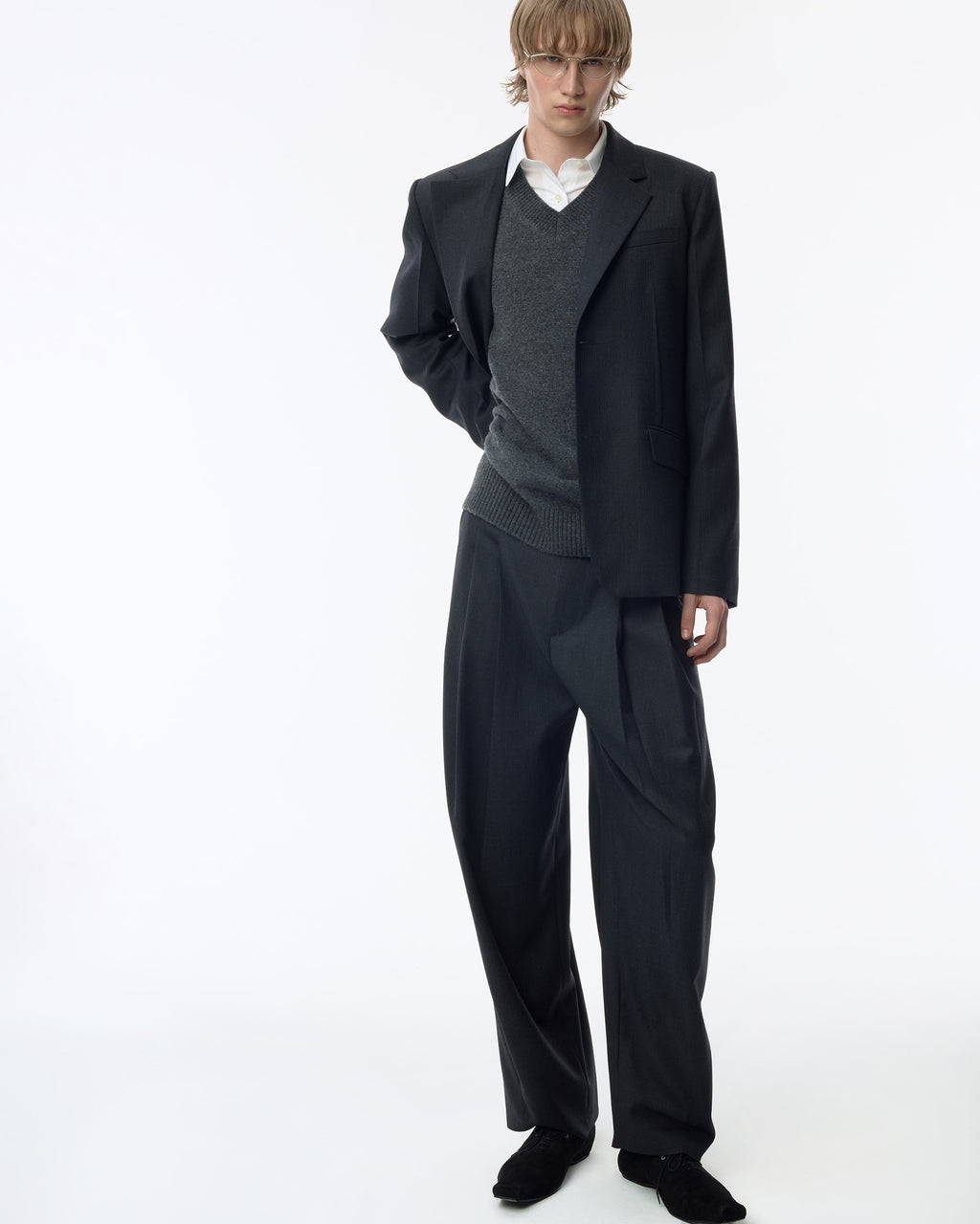 Ader Error - Sig; BK Tag slacks 02 (Grey) product image 13 | TRAB K-Fashion Australia