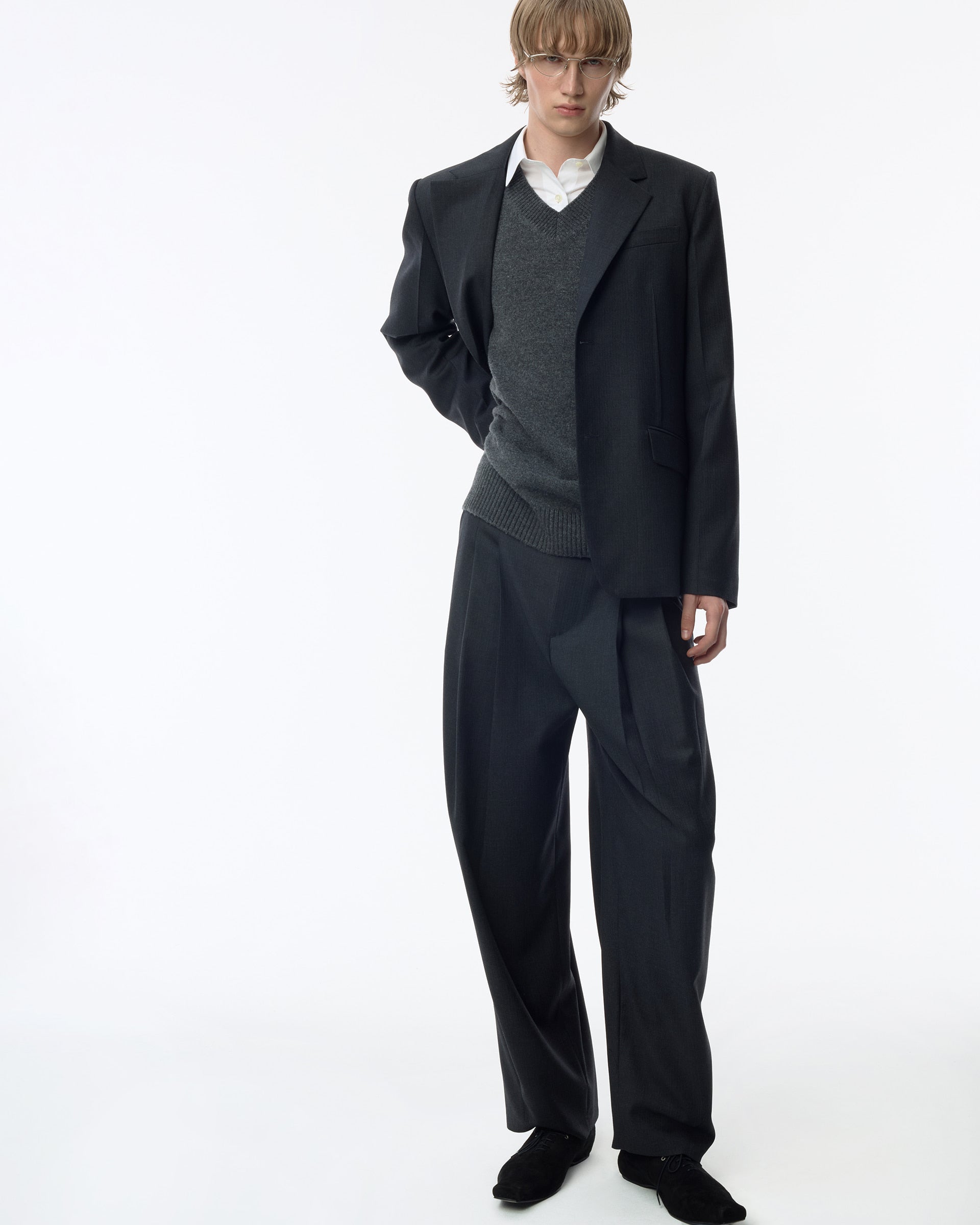 Ader Error - Sig; BK Tag slacks 02 (Grey) product image 13 | TRAB K-Fashion Australia
