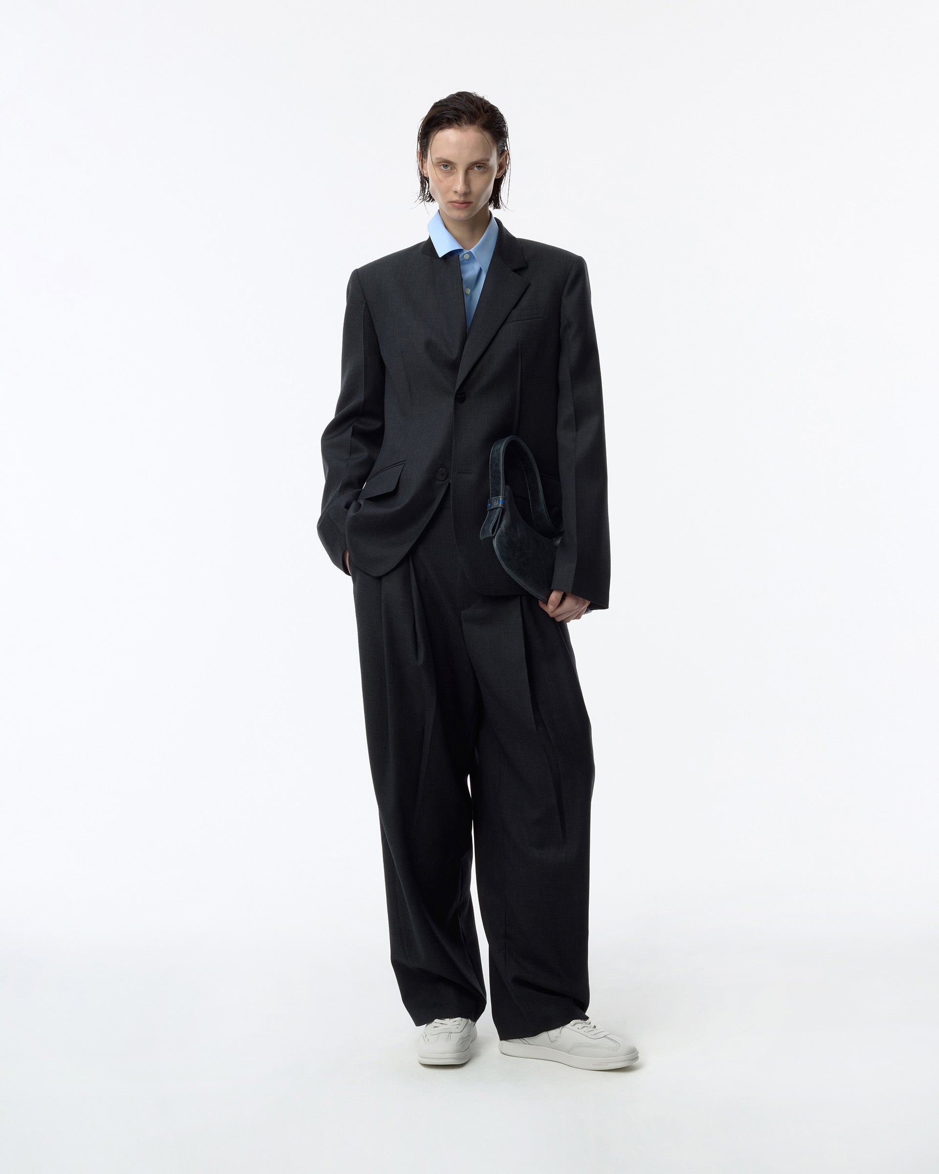 Ader Error - Sig; BK Tag slacks 02 (Grey) product image 1 | TRAB K-Fashion Australia