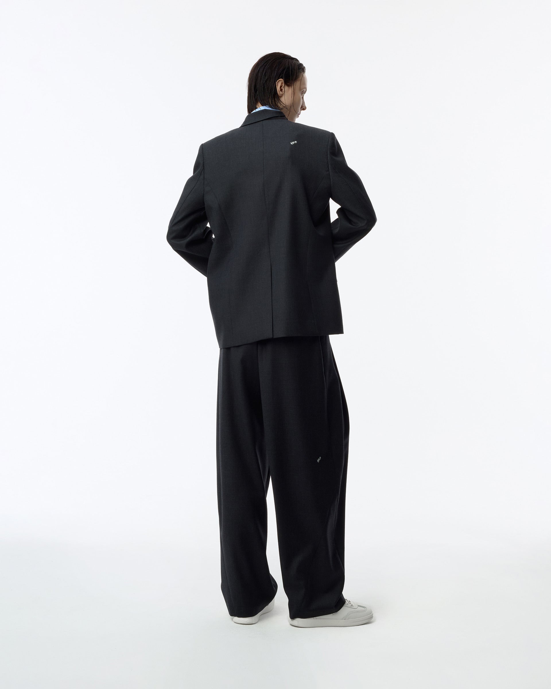 Ader Error - Sig; BK Tag slacks 02 (Grey) product image 2 | TRAB K-Fashion Australia