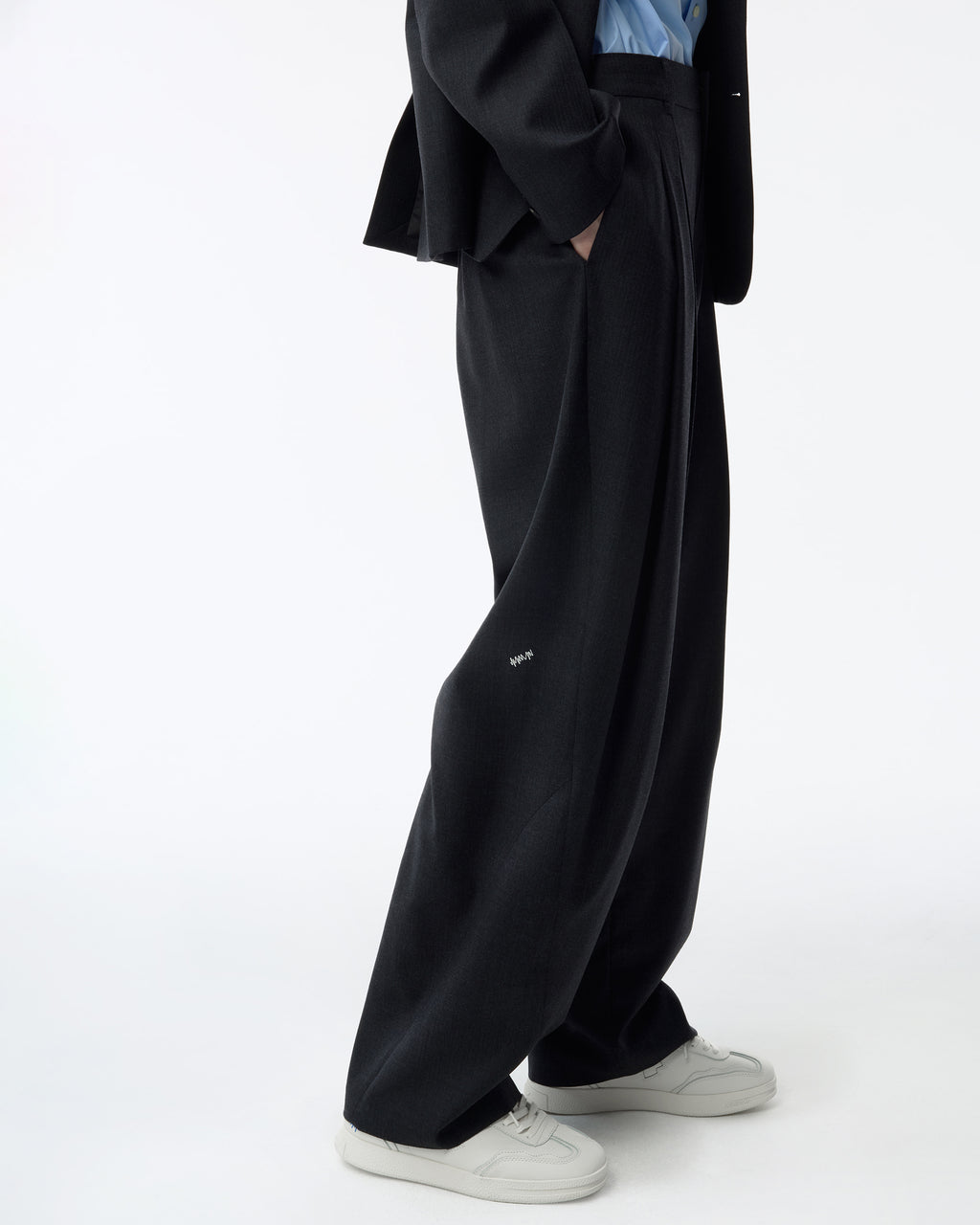 Ader Error - Sig; BK Tag slacks 02 (Grey) product image 6 | TRAB K-Fashion Australia