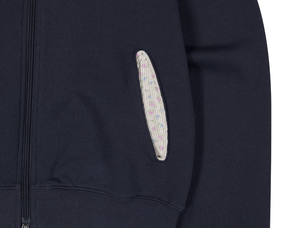 Coyseio - Flower Point Zip-Up Hoodie (Navy) product image 16 | TRAB K-Fashion Australia