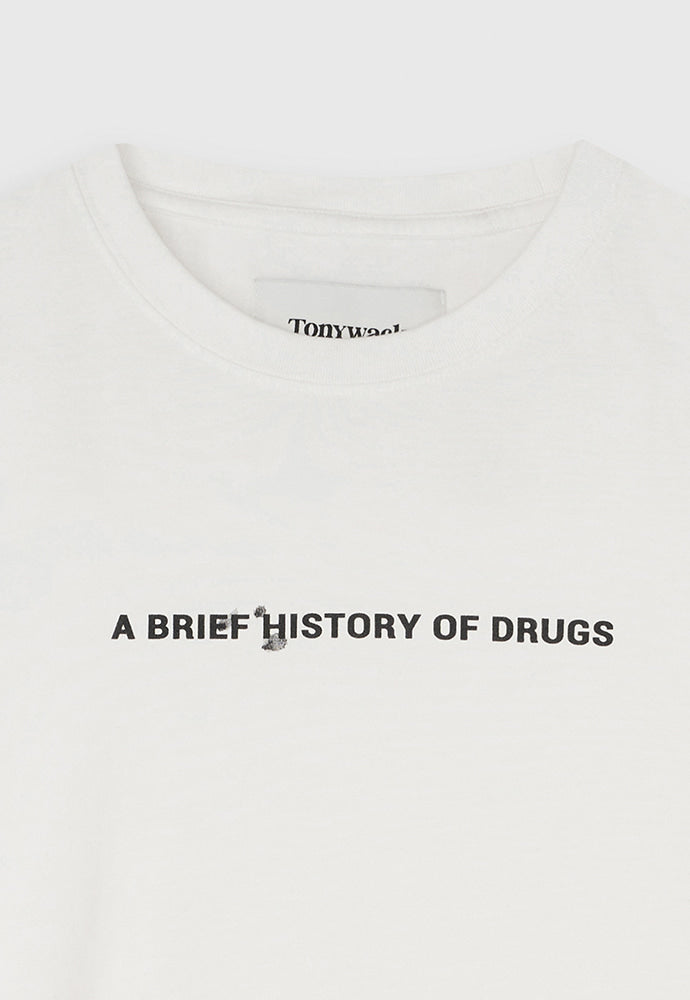 Tonywack - Drug Reference Washed T-Shirt (White) product image 9 | TRAB K-Fashion Australia