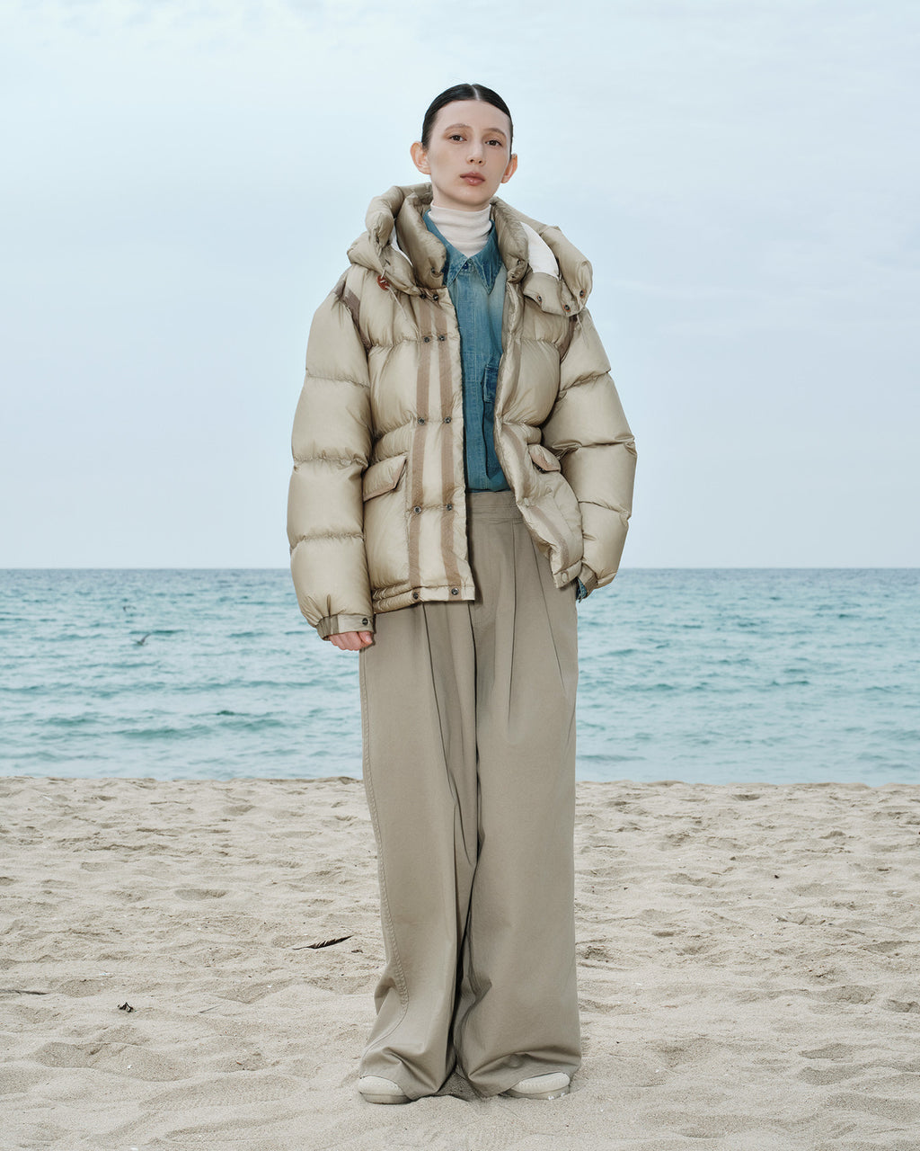 Eastlogue - Grukha Belted Pants (Sand Beige) product image 5 | TRAB K-Fashion Australia