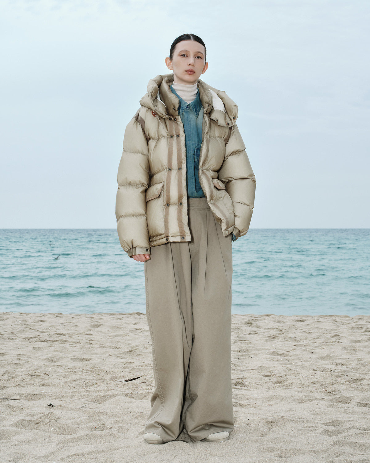 Eastlogue - Grukha Belted Pants (Sand Beige) product image 5 | TRAB K-Fashion Australia