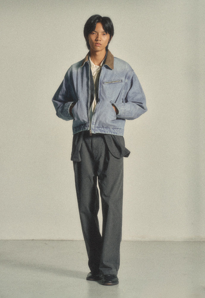 Art if acts - Marina Denim Work Jacket (Used Light Indigo) product image 6 | TRAB K-Fashion Australia