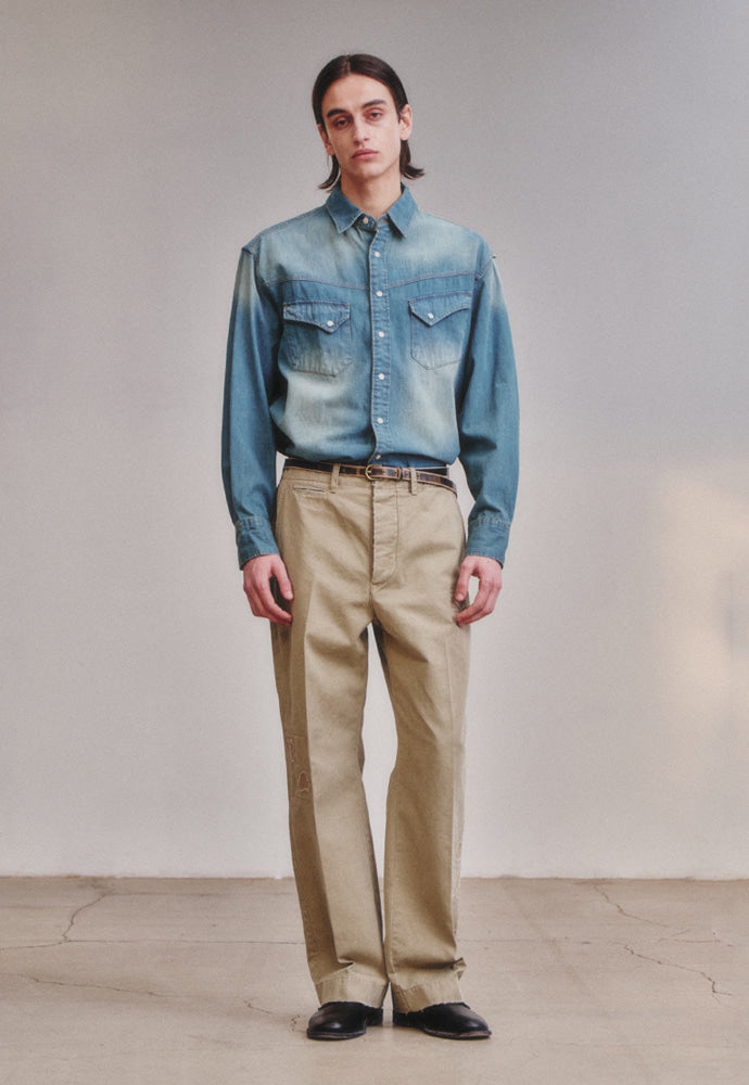 Art if acts - Western Denim Shirt_Japanese Fabric (Vintage Indigo) product image 2 | TRAB K-Fashion Australia