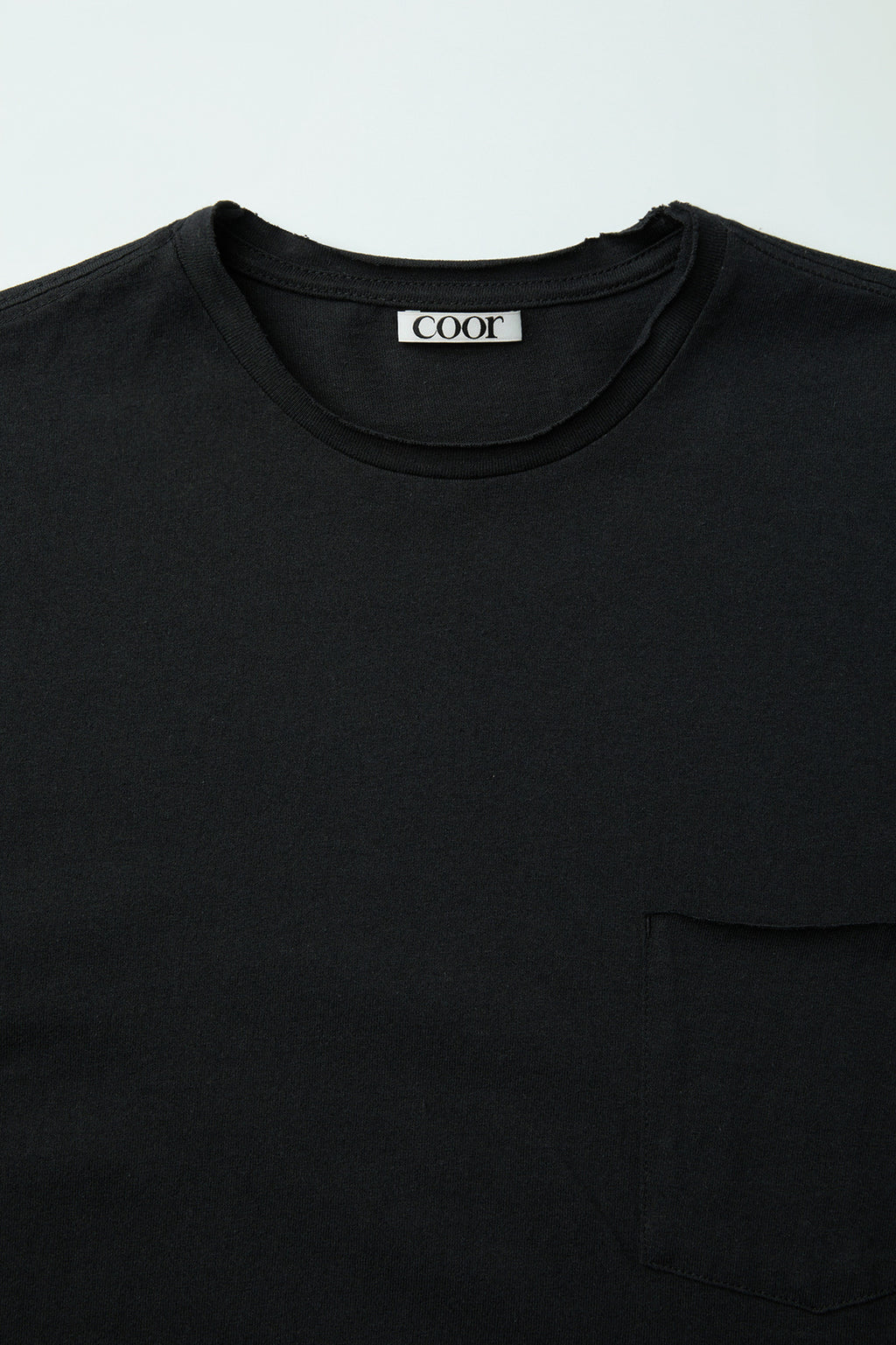 Coor - Low Cut Regular Fit T-Shirt (Black) product image 5 | TRAB K-Fashion Australia