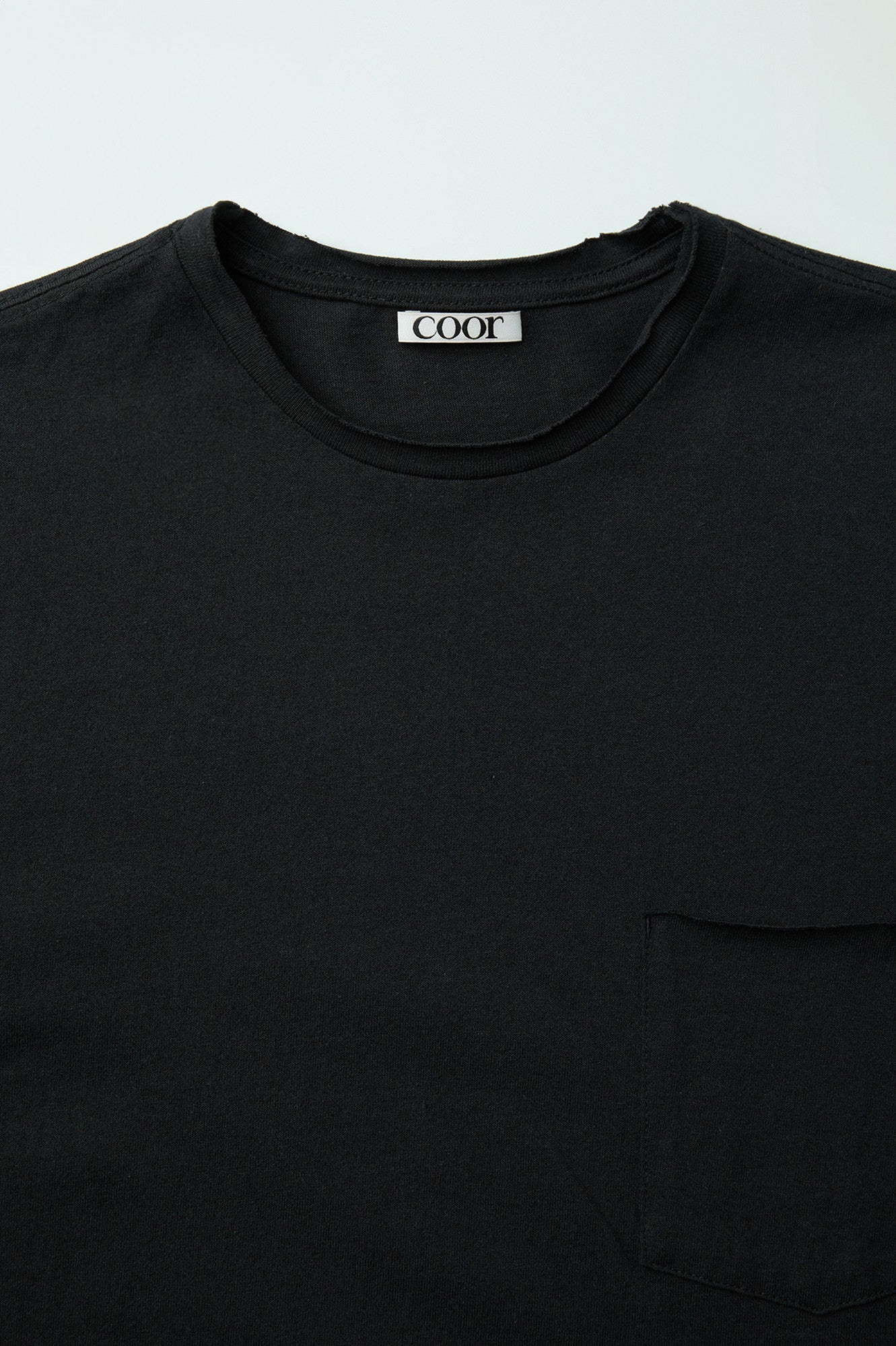 Coor - Low Cut Regular Fit T-Shirt (Black) product image 5 | TRAB K-Fashion Australia