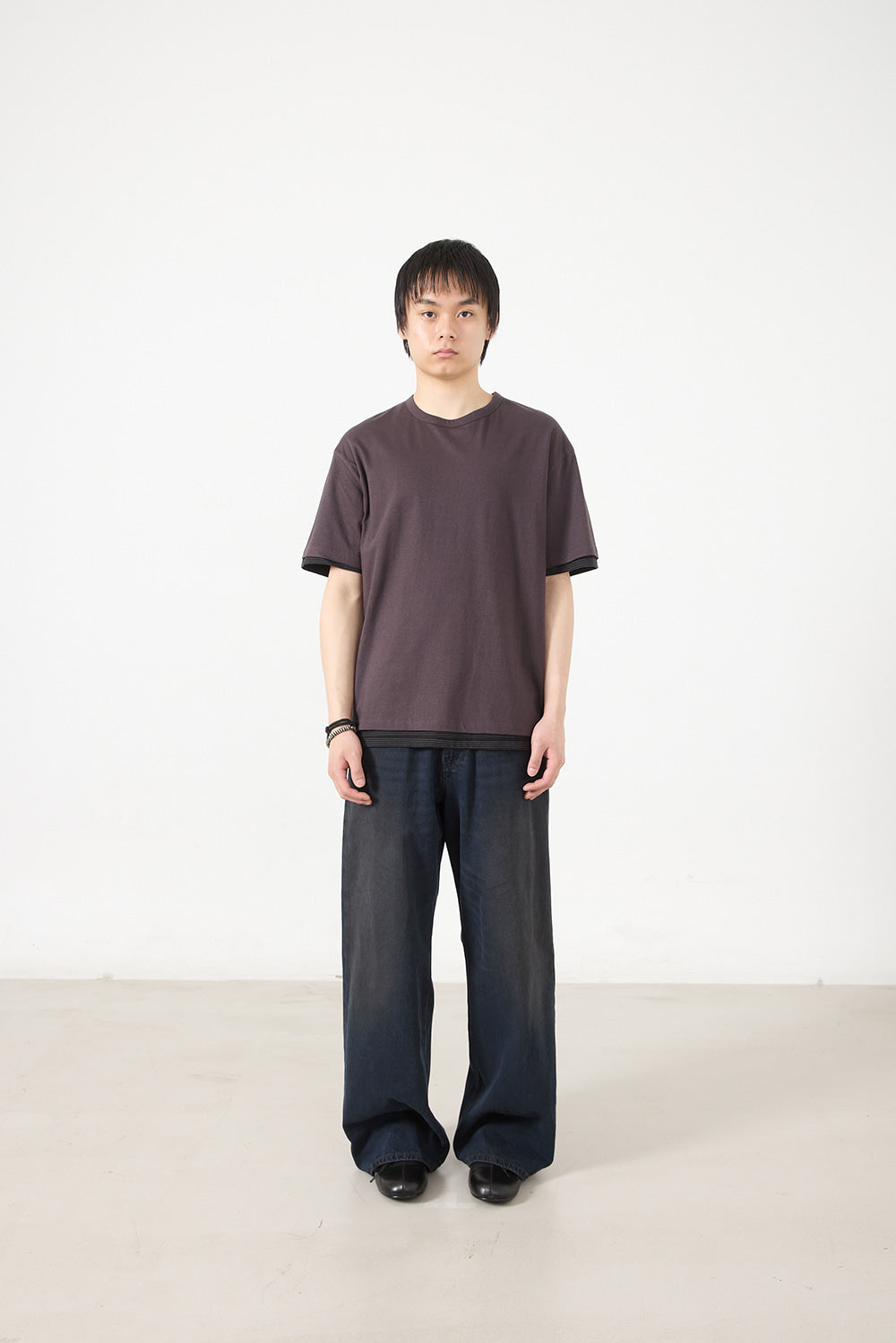 Hatchingroom - Two Face Tee 1/2 (Purple Charcoal) product image 9 | TRAB K-Fashion Australia
