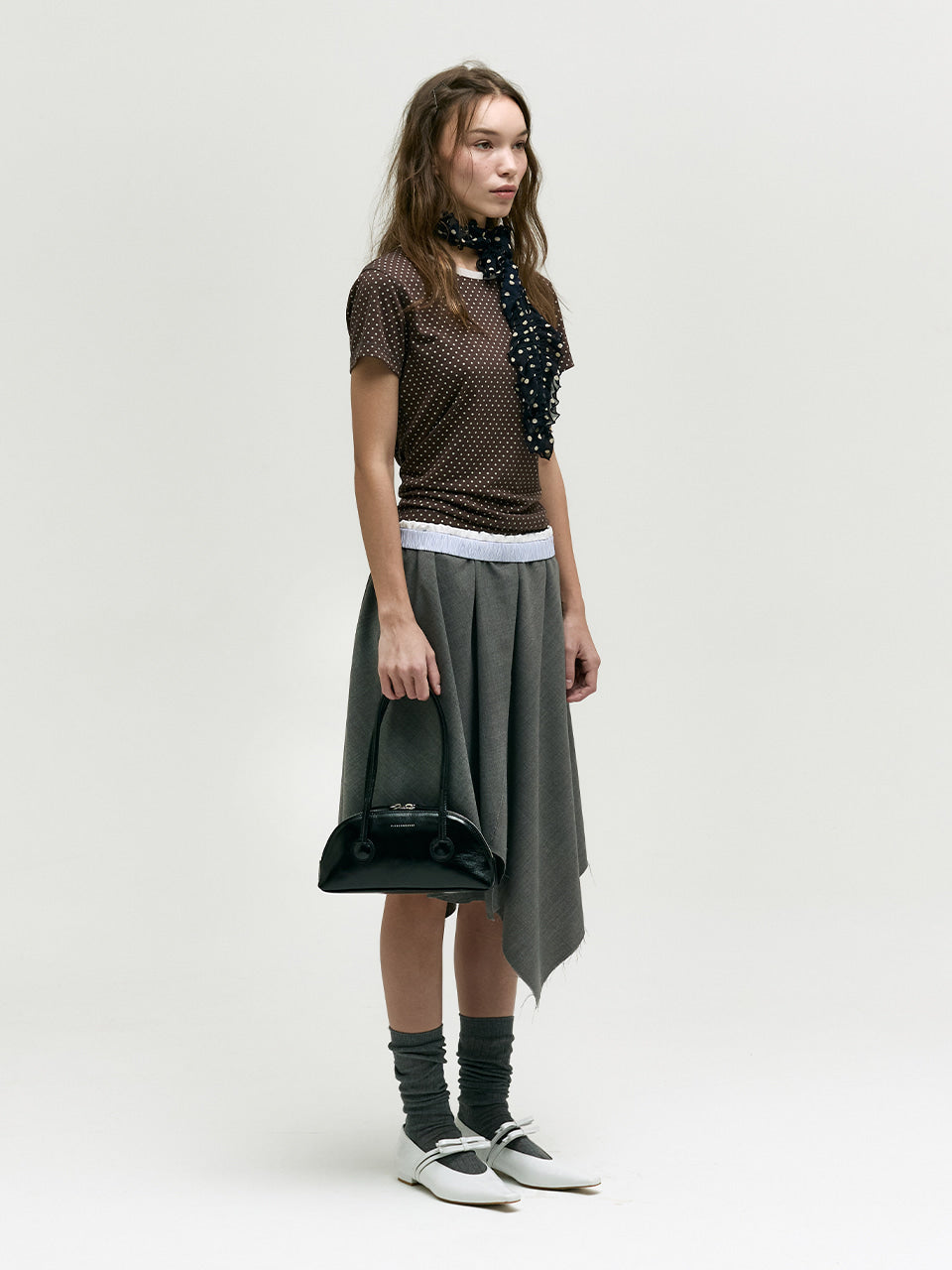 Marge Sherwood - Bessette Shoulder (Black Crinkle) product image 7 | TRAB K-Fashion Australia