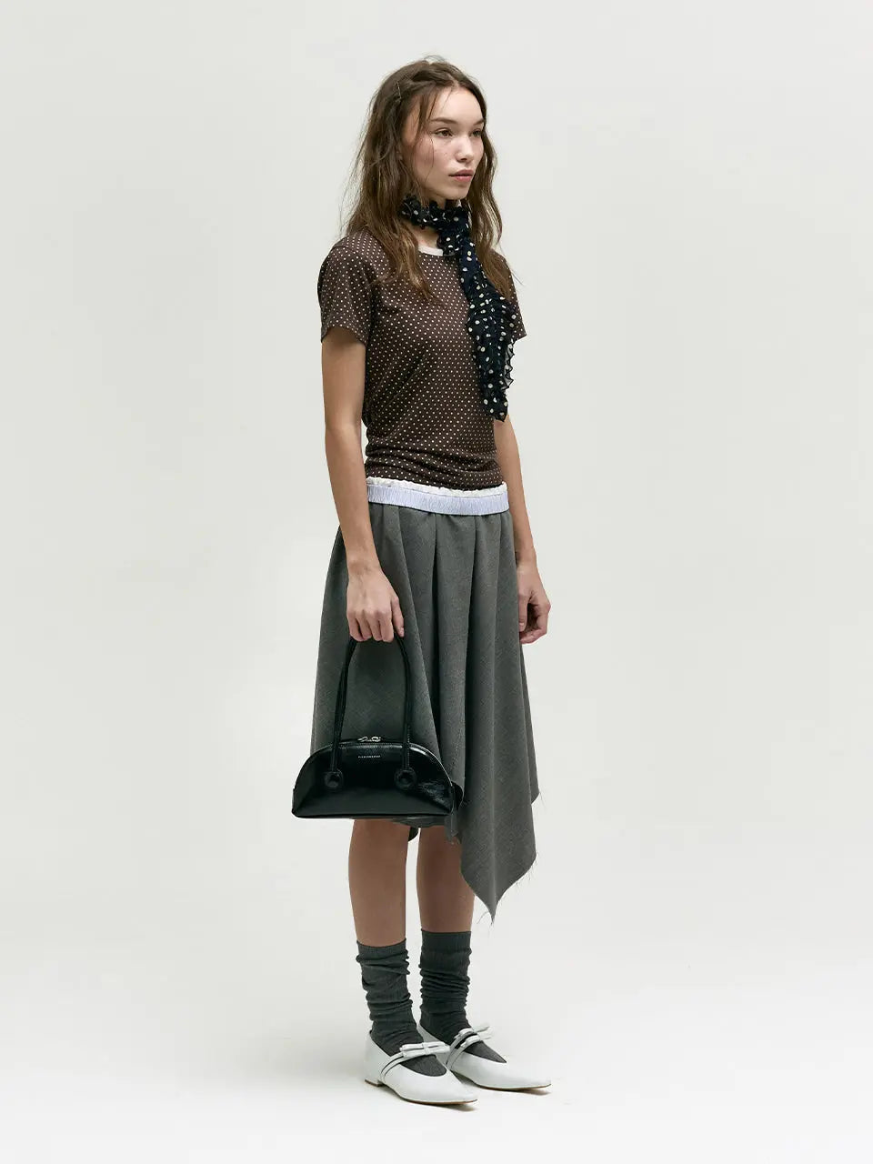 Marge Sherwood - Bessette Shoulder (Black Crinkle) product image 7 | TRAB K-Fashion Australia
