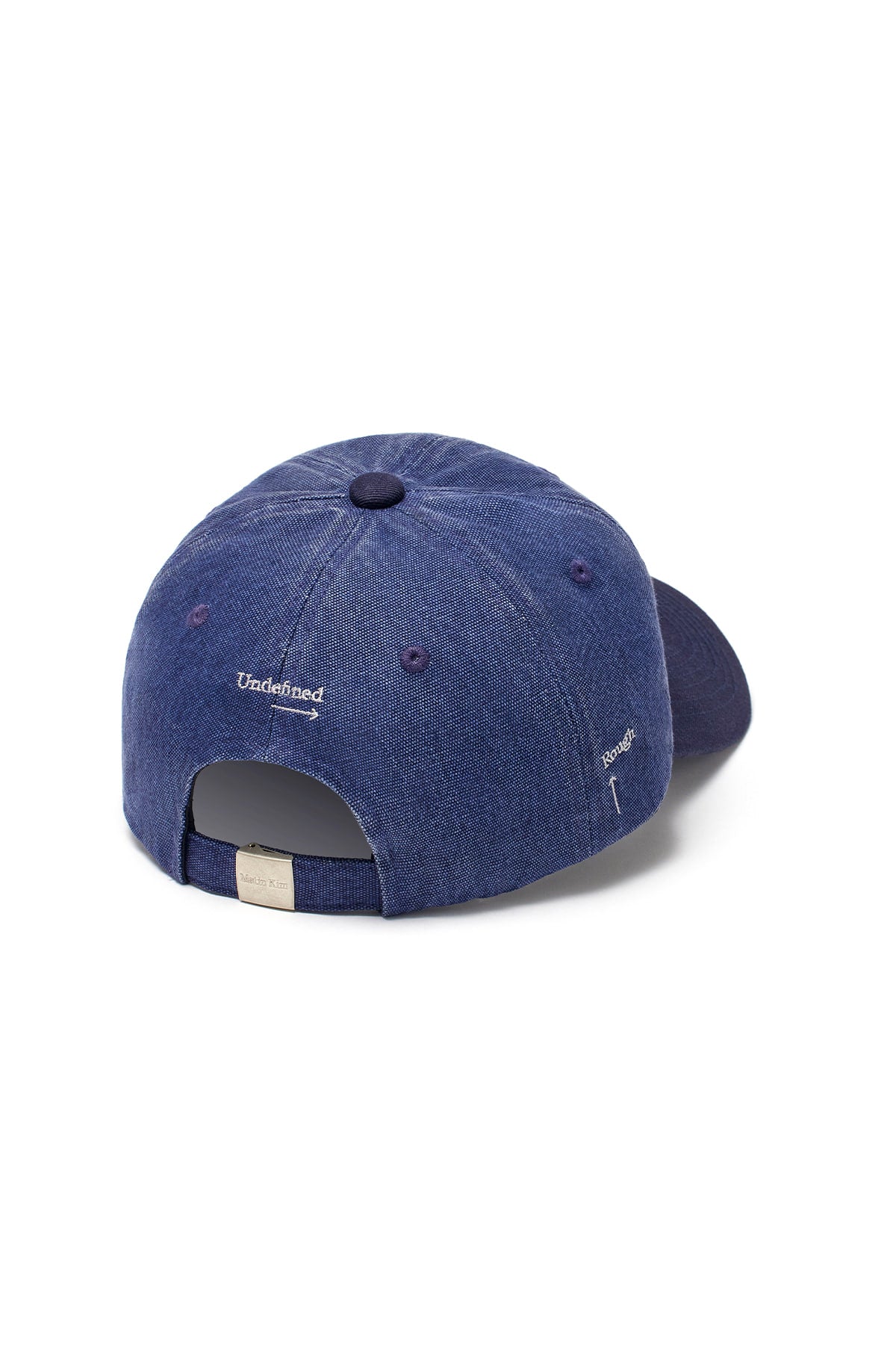Matin Kim - Washed Oxford Two Tone Ball Cap (Navy) product image 3 | TRAB K-Fashion Australia