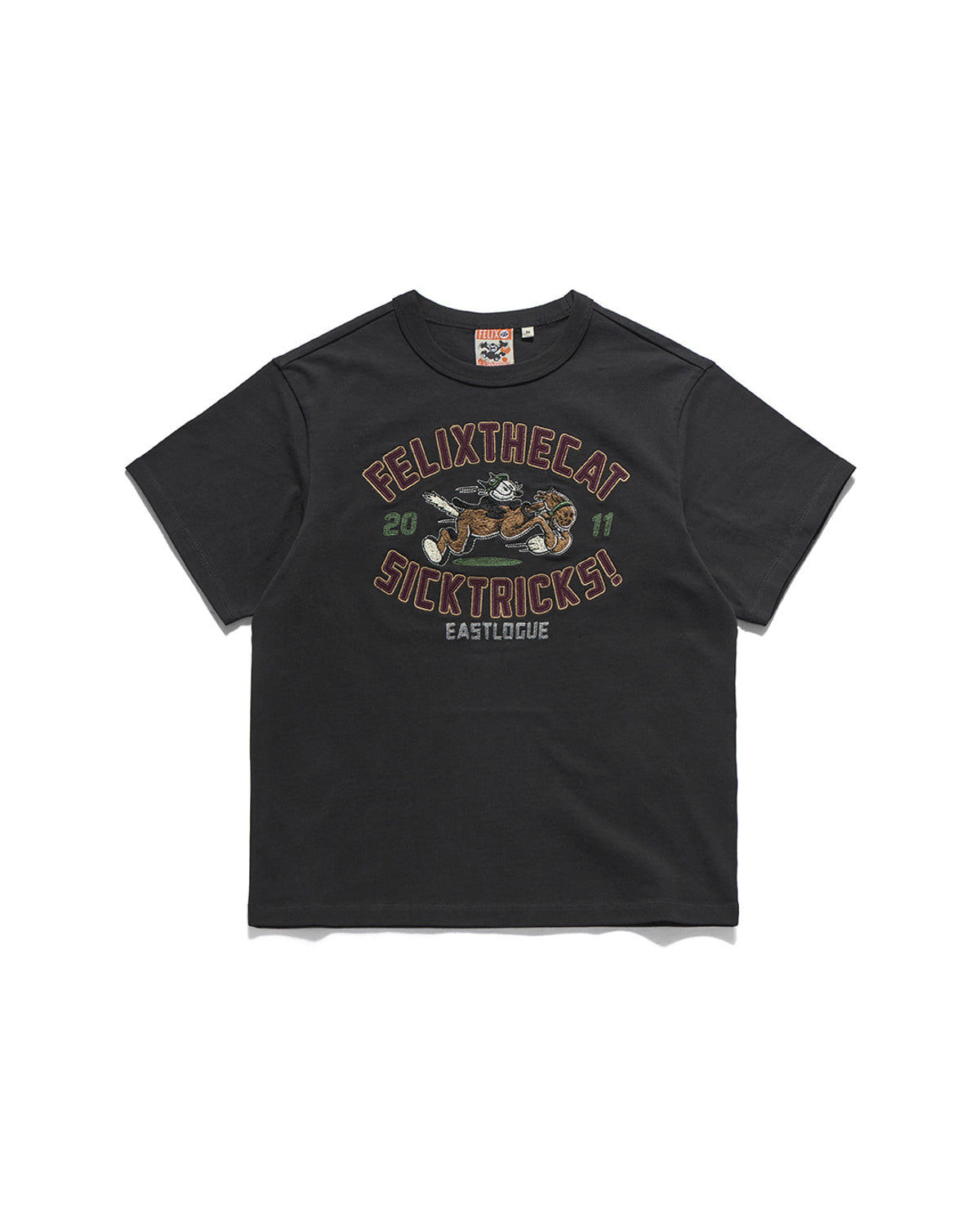 Eastlogue - Sunset Gallop Felix Applique T-shirts (Black) product image 1 | TRAB K-Fashion Australia