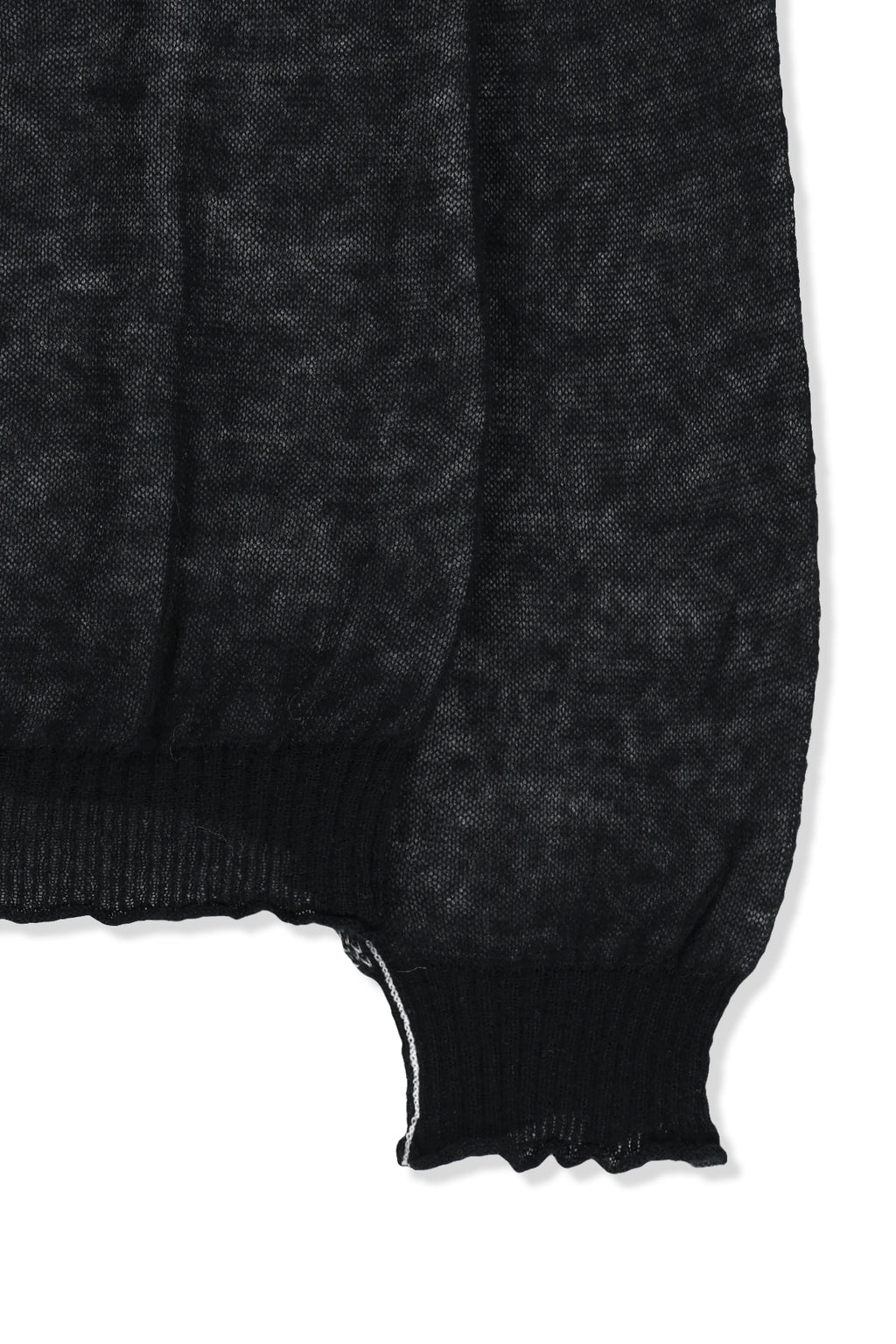 Matin Kim - Matin Dual Tone Knit Pullover (Black) product image 4 | TRAB K-Fashion Australia