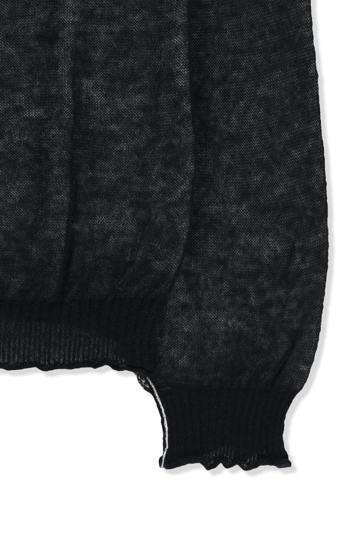 Matin Kim - Matin Dual Tone Knit Pullover (Black) product image 4 | TRAB K-Fashion Australia