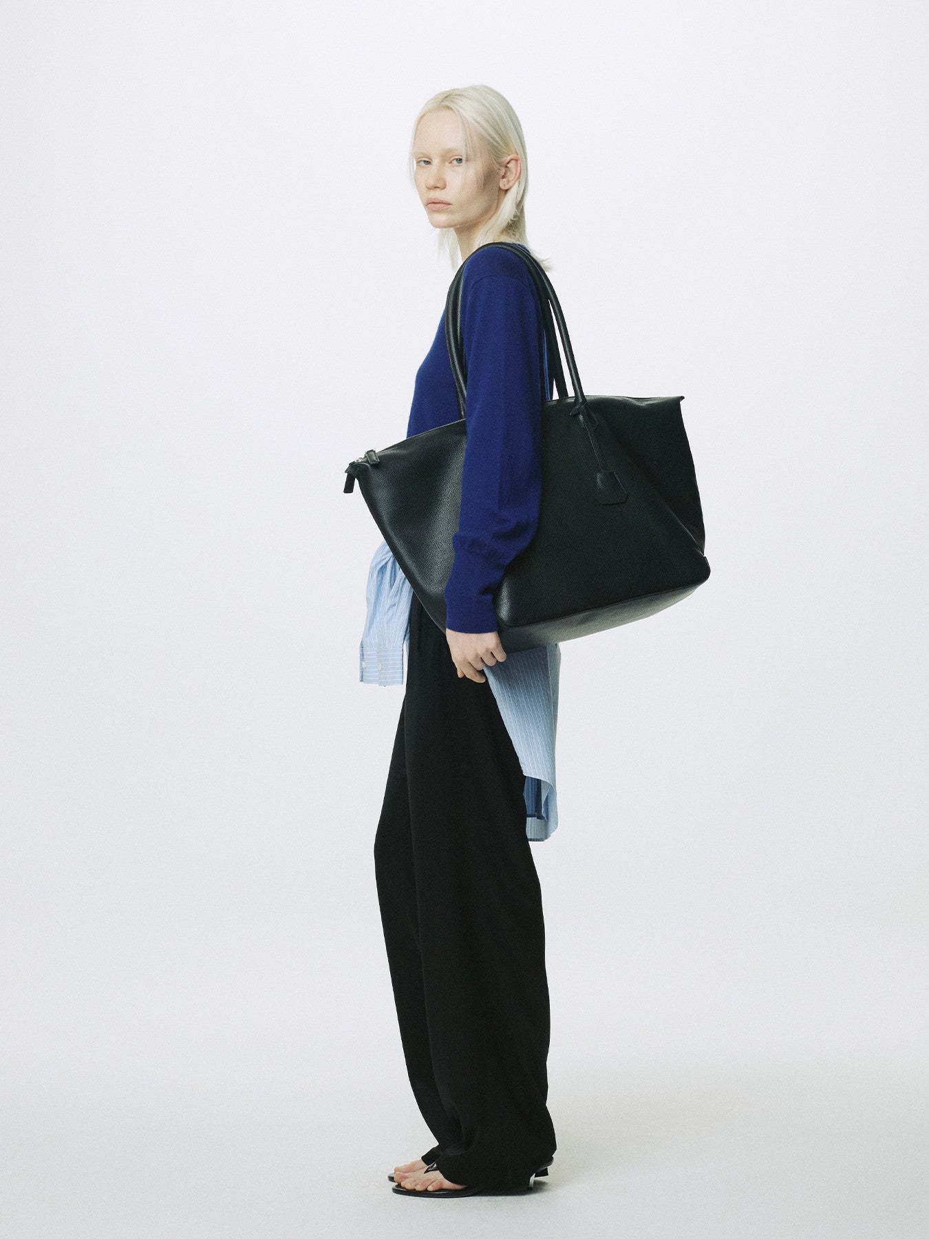 Tonywack - Airy Cashmere V-Neck (Blue) product image 8 | TRAB K-Fashion Australia