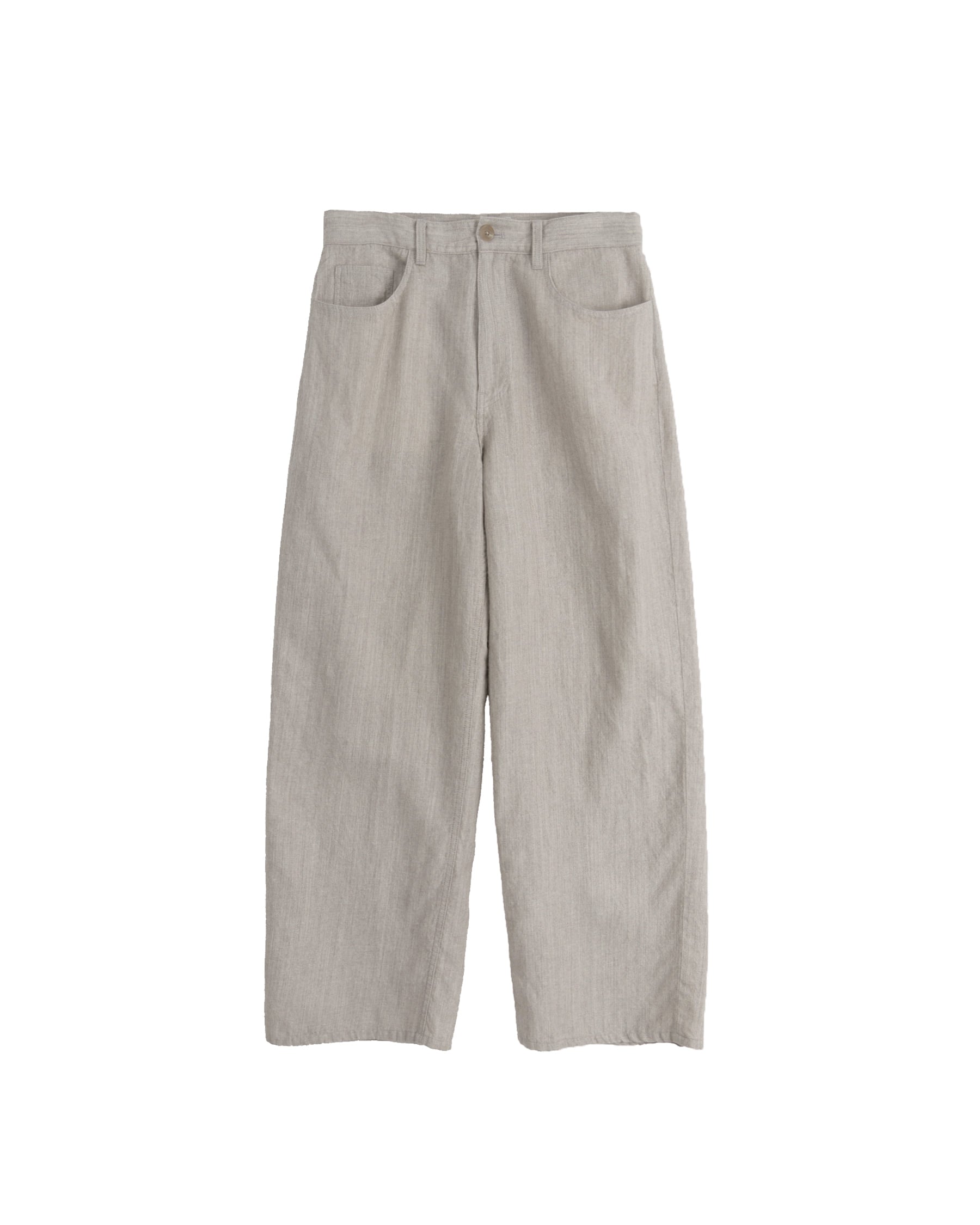 Brownyard - Boiled Wool Twill Pants (Stone) product image 6 | TRAB K-Fashion Australia