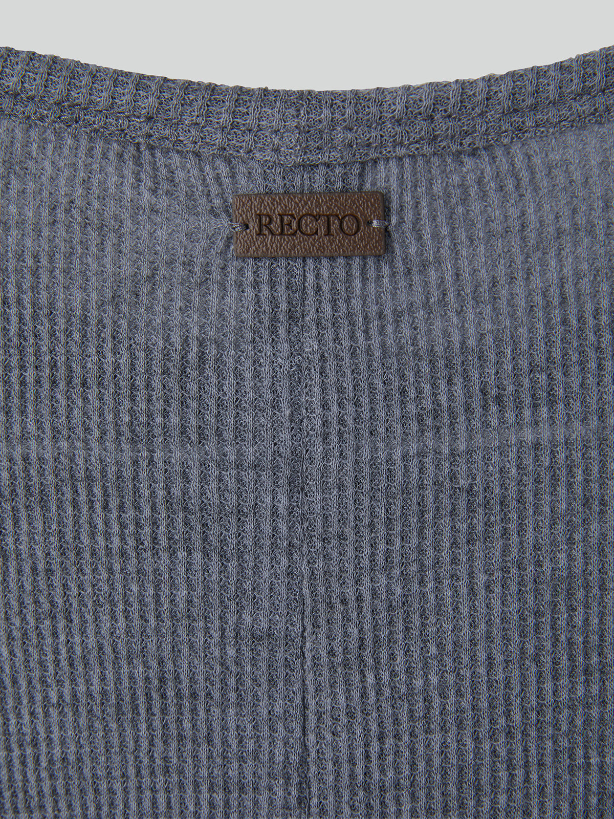 Recto - Cashmere Blend Long-Sleeve Top (Melange Grey) product image 4 | TRAB K-Fashion Australia