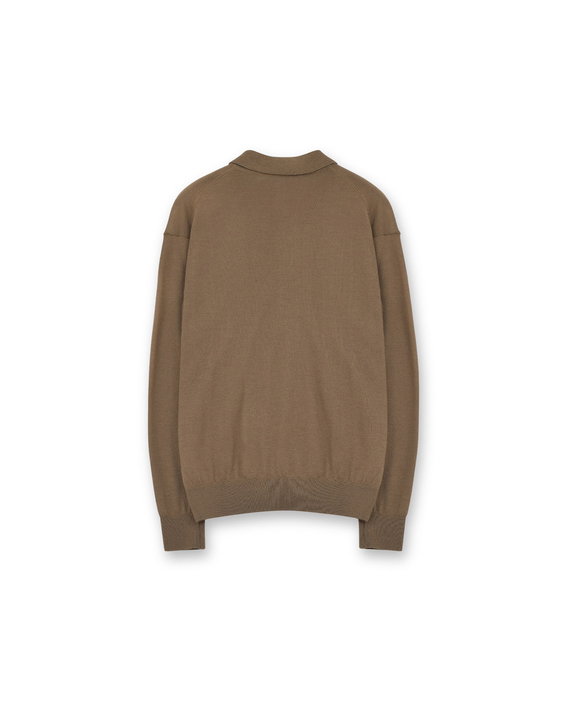 Brownyard - Knit Pique Shirt (Brown) product image 6 | TRAB K-Fashion Australia