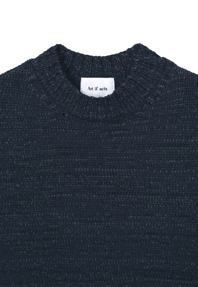 Art if acts - Tape Knit Vest (Dark Navy) product image 6 | TRAB K-Fashion Australia