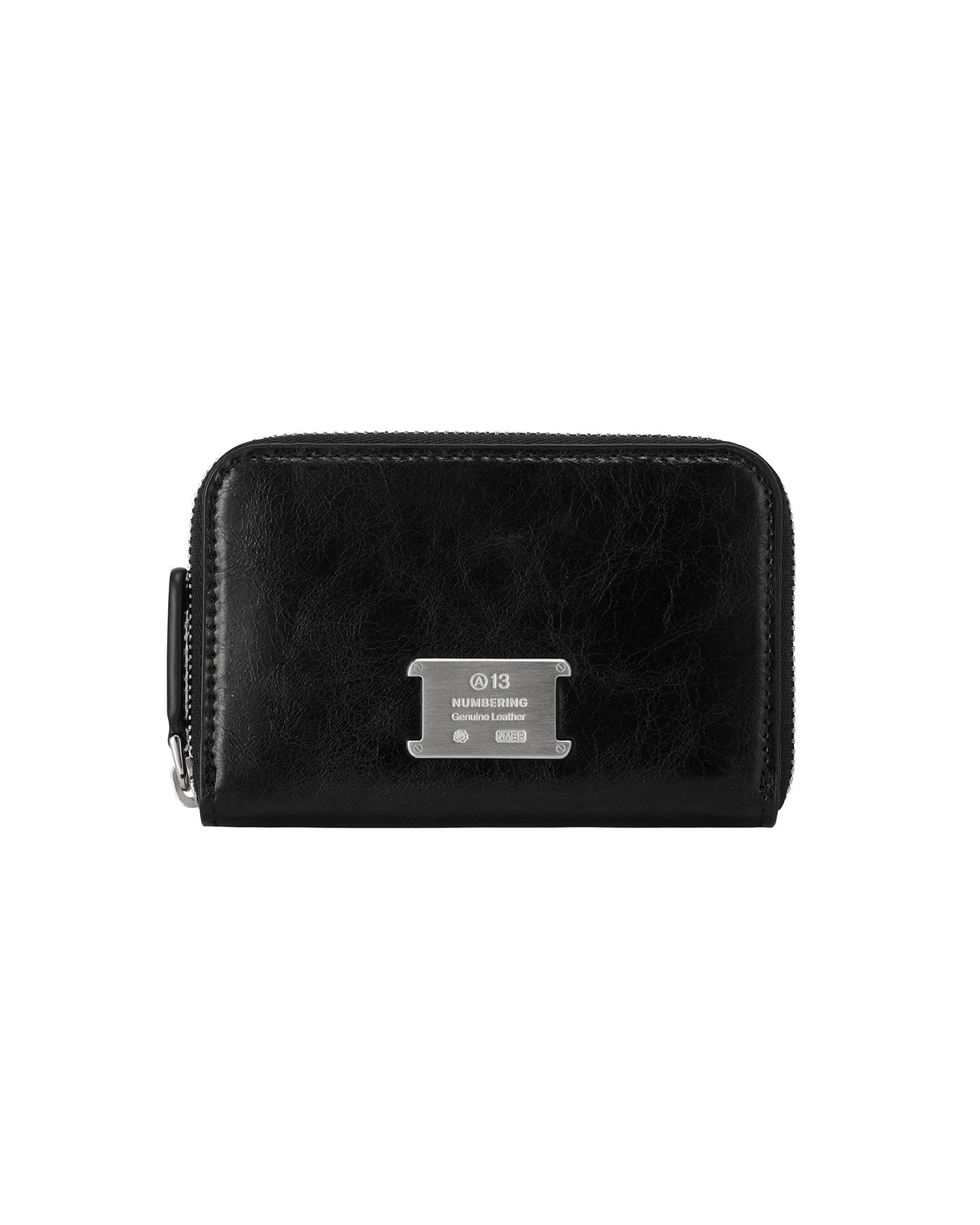 Numbering - Zipper Cracked Leather Card Wallet #1057 product image 1 | TRAB K-Fashion Australia