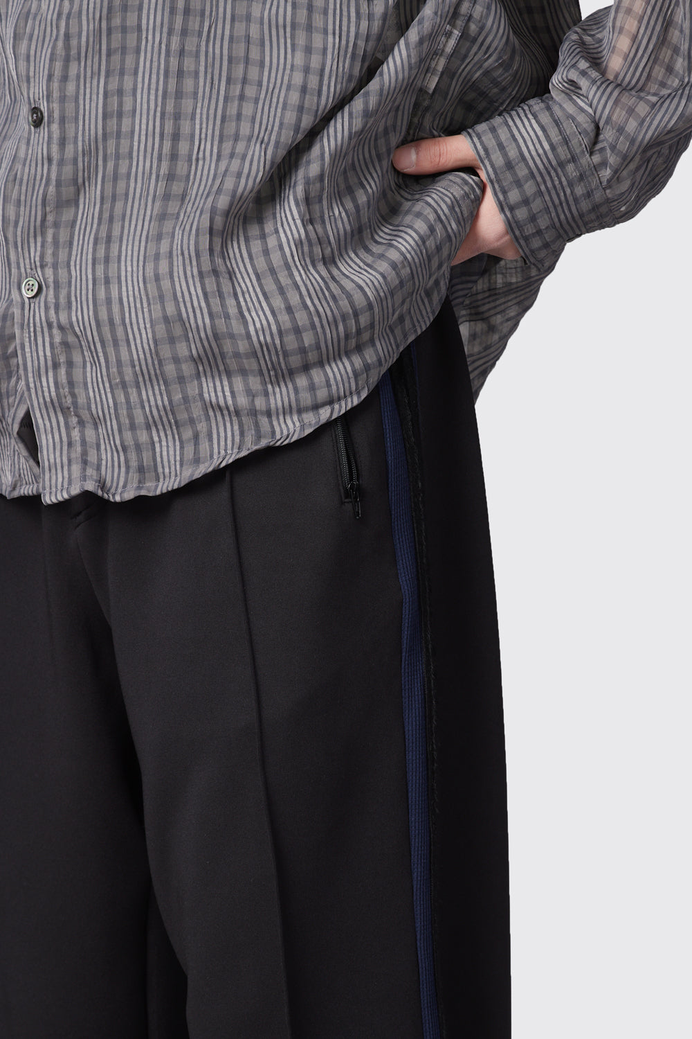 Hatchingroom - Hairy Track Pants (Black) product image 13 | TRAB K-Fashion Australia