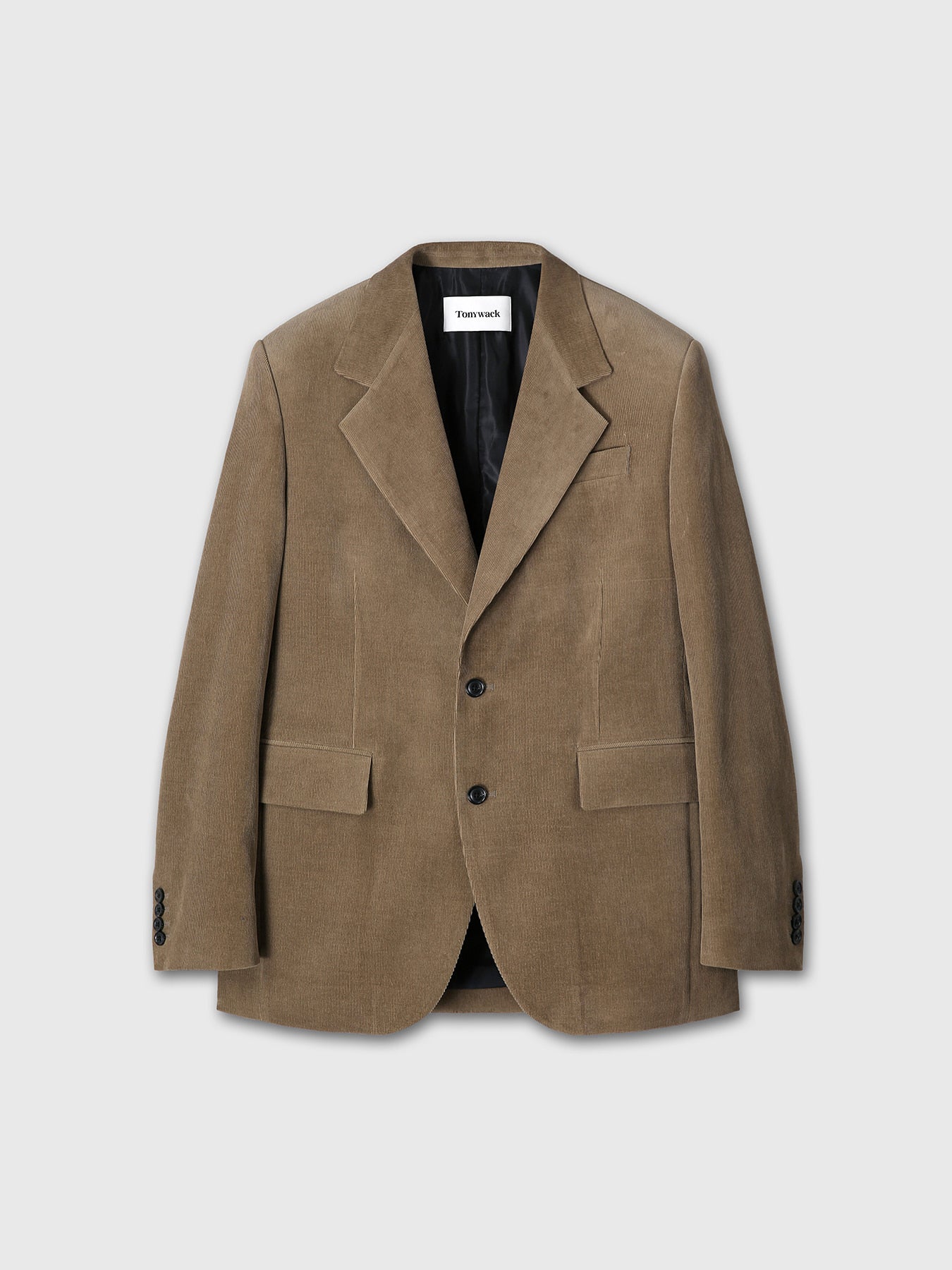 Tonywack - Corduroy Single-Breasted Jacket (Beige Taupe) product image 11 | TRAB K-Fashion Australia